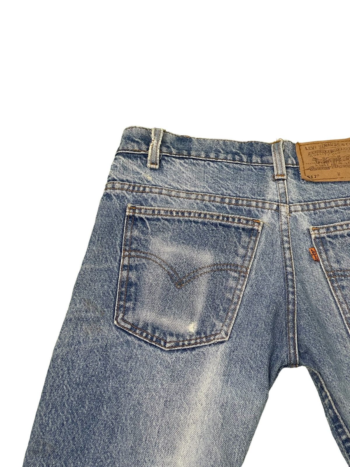 Levi's Vintage Clothing Flare Jeans 1995 Levi’s 517 USA Rebuild by Sample Japan 3🟦5 Size US 31 - 8 Thumbnail