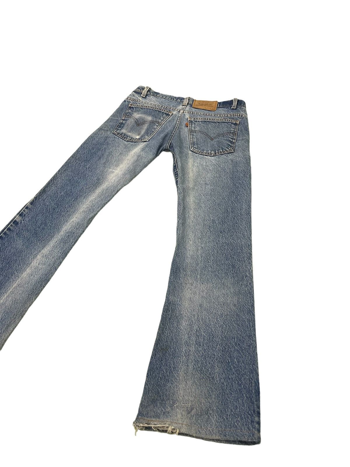 Levi's Vintage Clothing Flare Jeans 1995 Levi’s 517 USA Rebuild by Sample Japan 3🟦5 Size US 31 - 3 Thumbnail