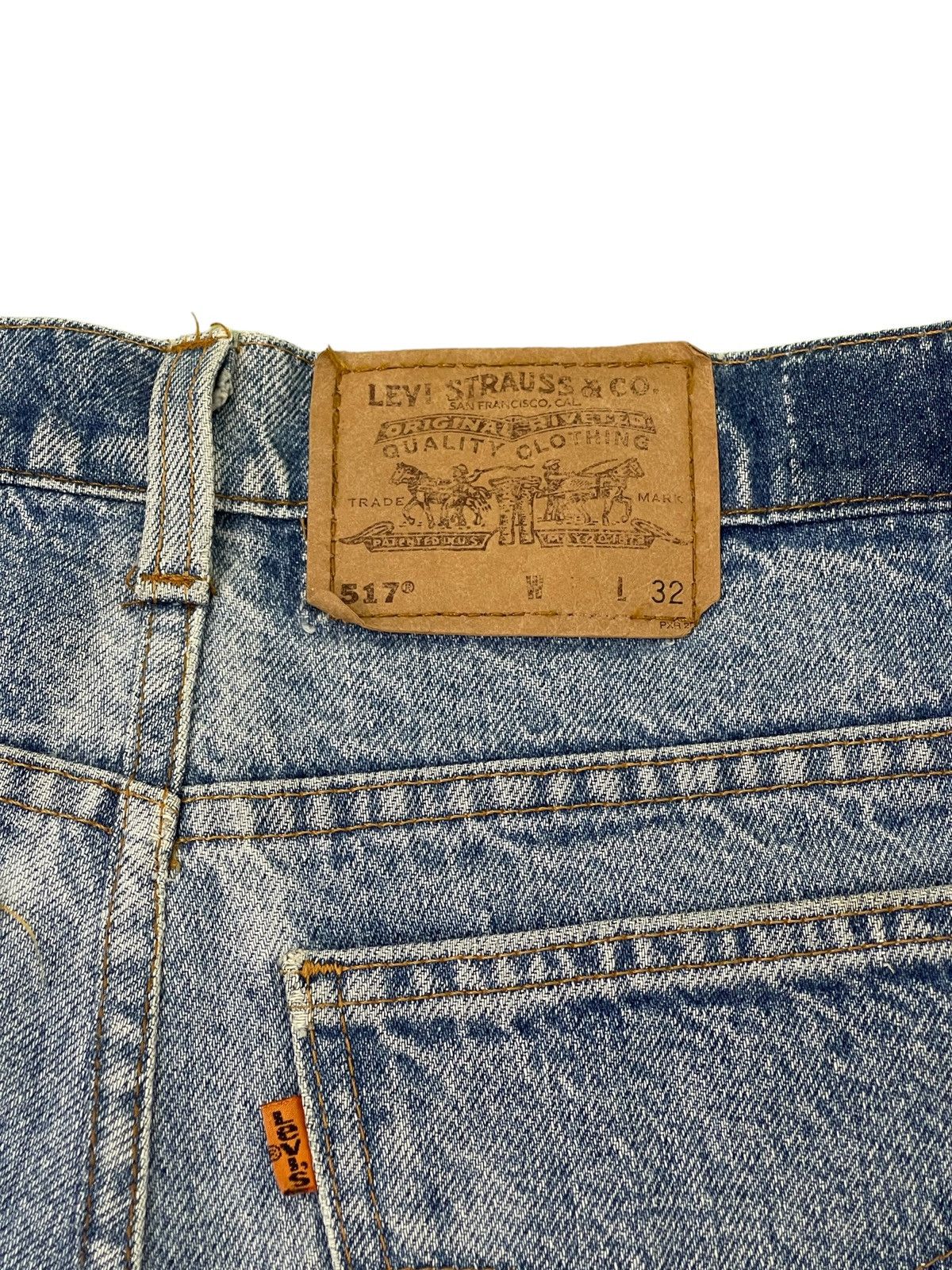 Levi's Vintage Clothing Flare Jeans 1995 Levi’s 517 USA Rebuild by Sample Japan 3🟦5 Size US 31 - 10 Thumbnail