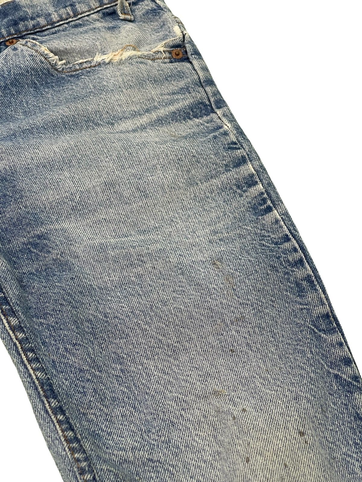 Levi's Vintage Clothing Flare Jeans 1995 Levi’s 517 USA Rebuild by Sample Japan 3🟦5 Size US 31 - 19 Thumbnail