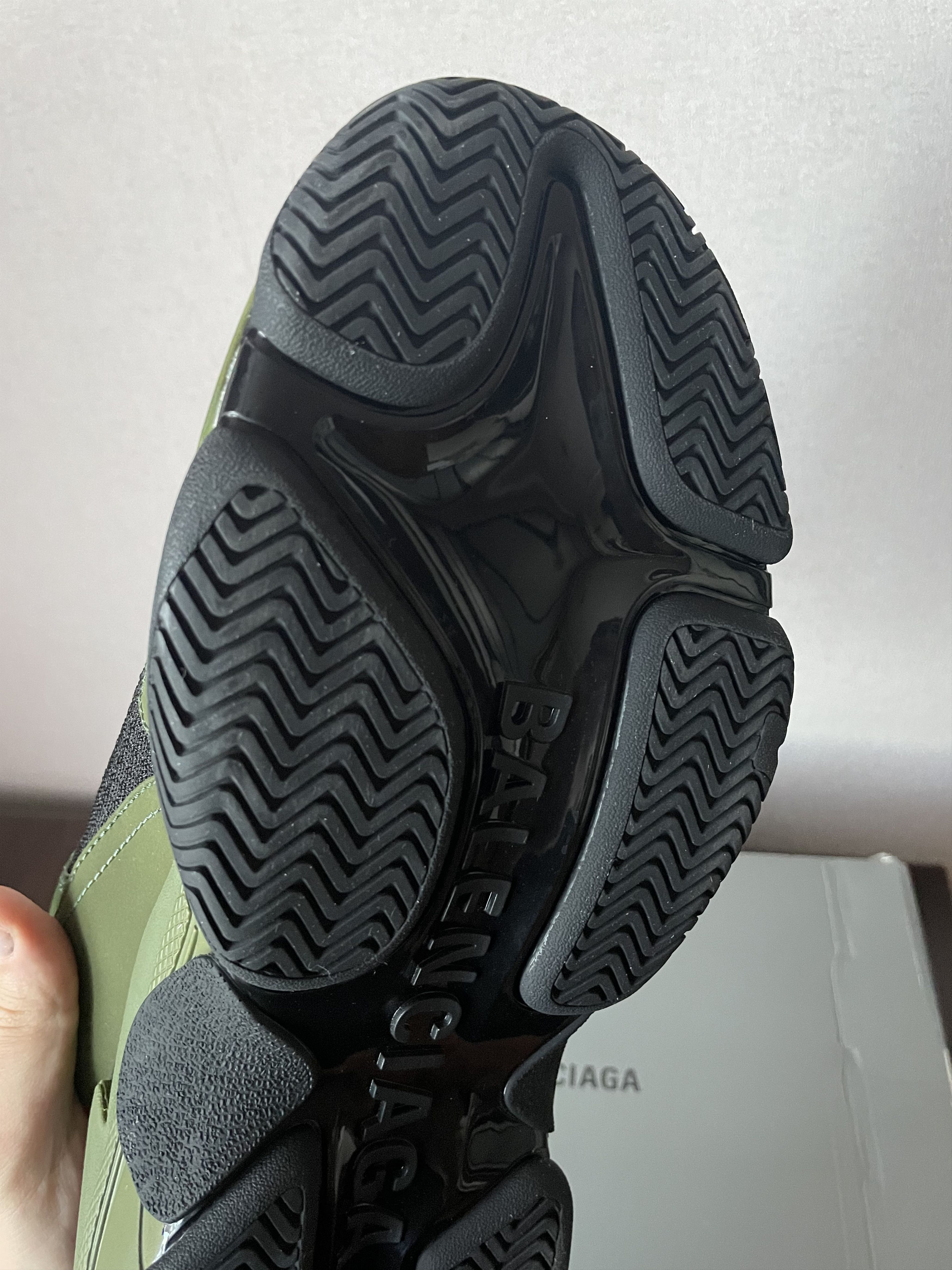 Balenciaga Triple S Khaki/Green Sneakers Size US 11 / EU 44 - 10 Thumbnail