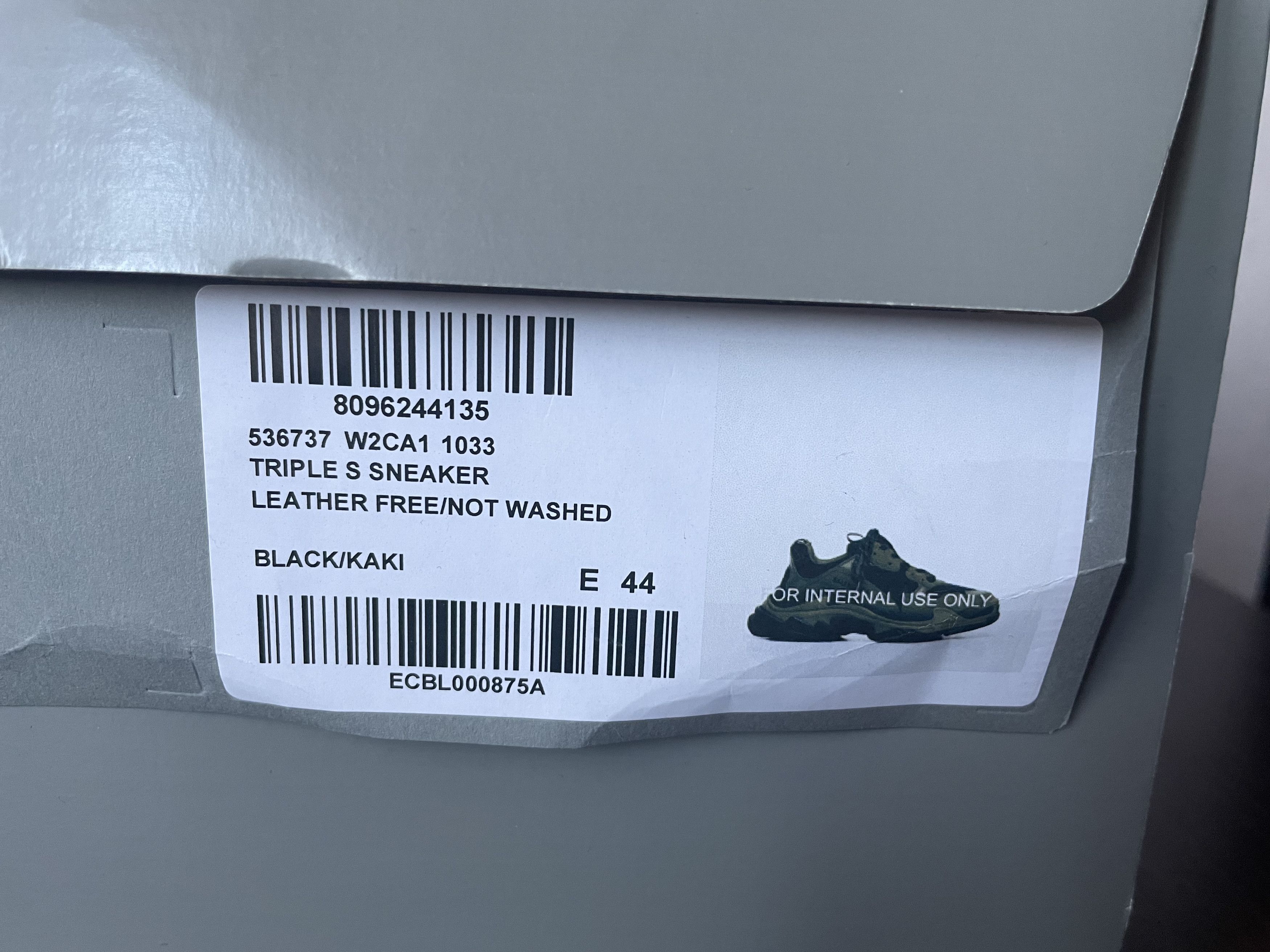 Balenciaga Triple S Khaki/Green Sneakers Size US 11 / EU 44 - 8 Thumbnail