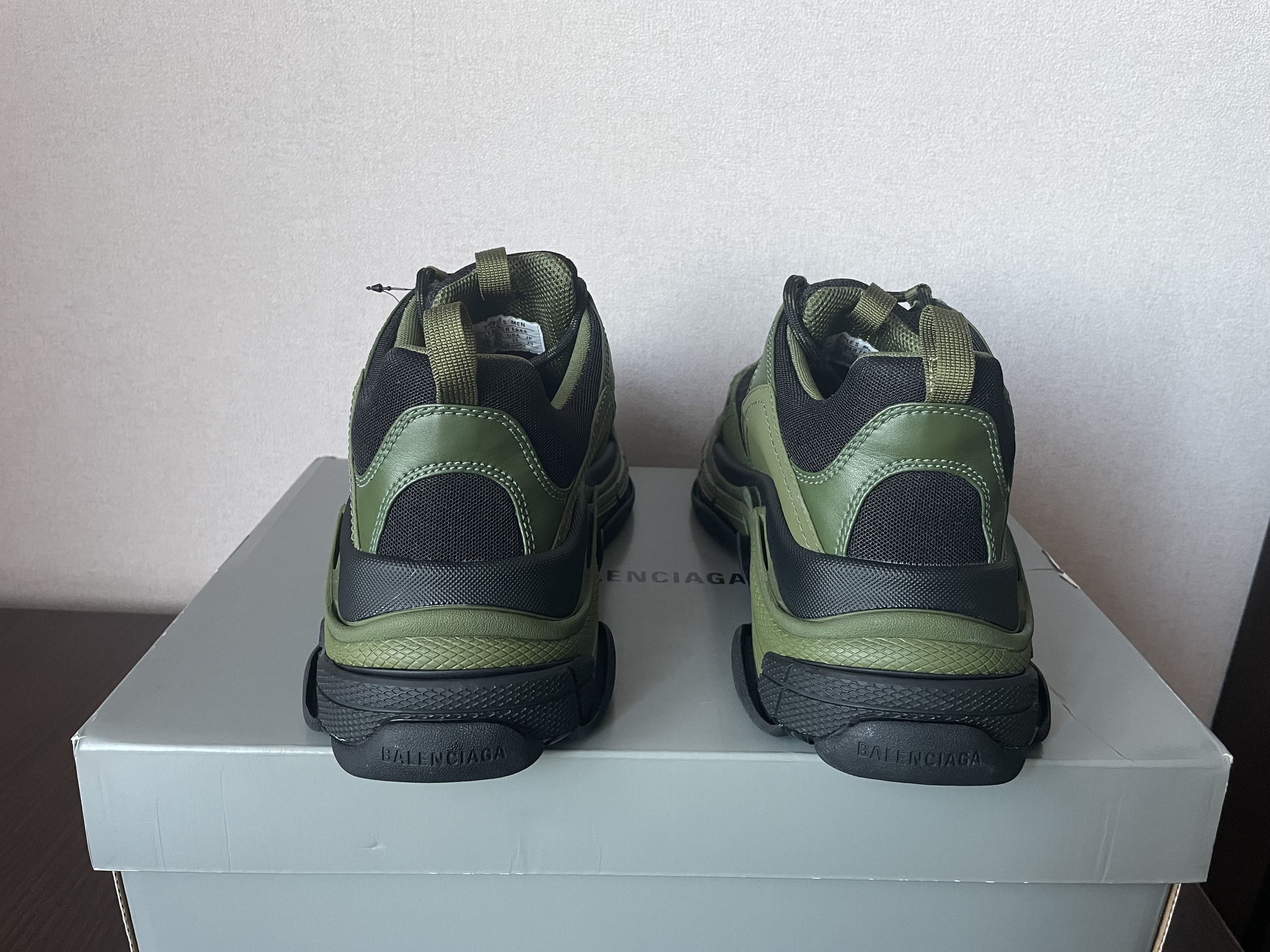 Balenciaga Triple S Khaki/Green Sneakers Size US 11 / EU 44 - 3 Thumbnail