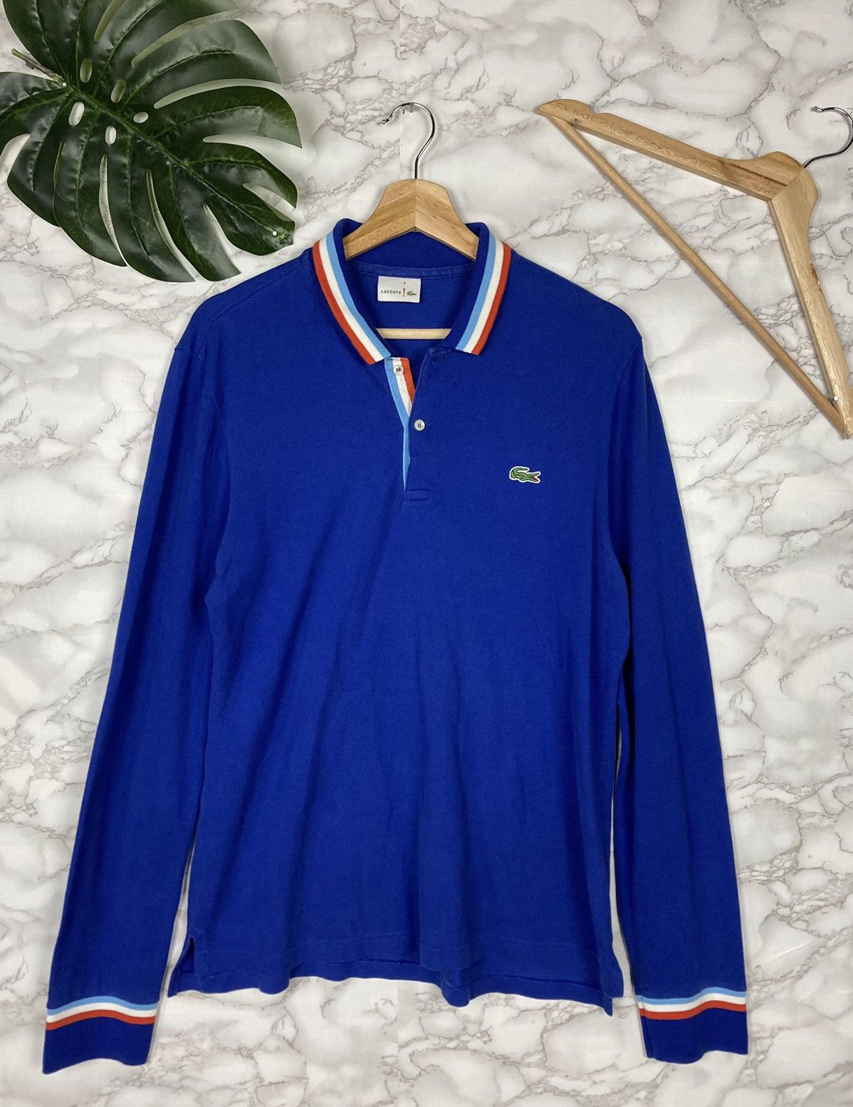 Lacoste Lacoste Button Up Long Sleeve #26-8 Size US M / EU 48-50 / 2 - 1 Thumbnail