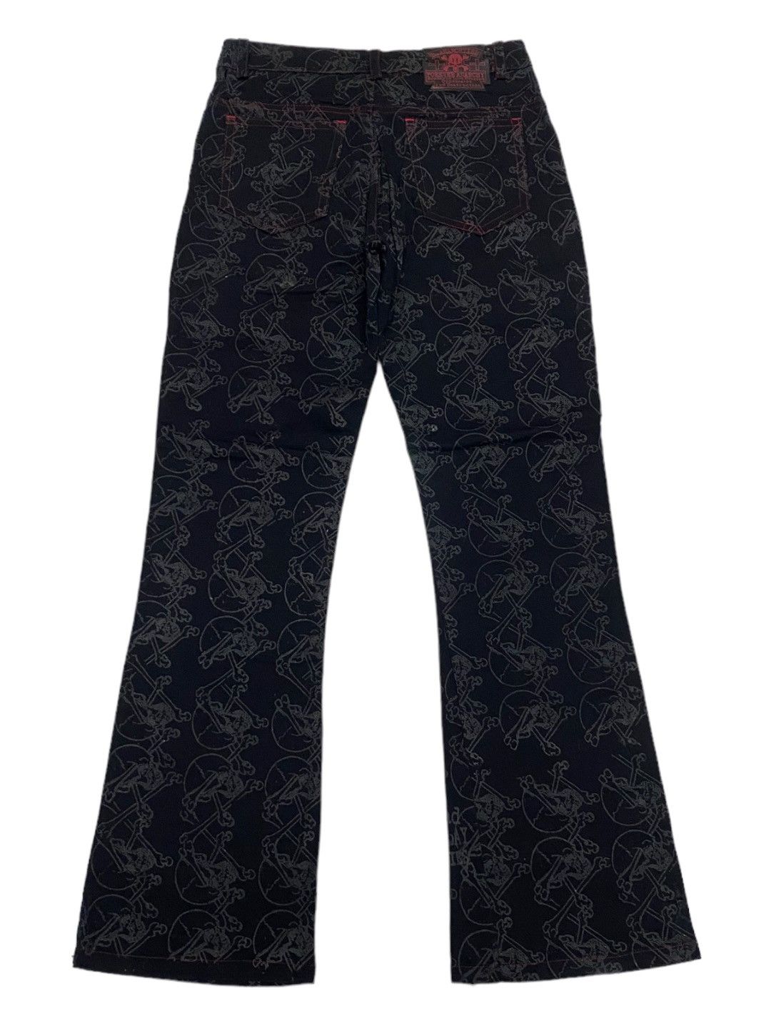 Hysteric Glamour × If Six Was Nine × Jean Paul Gaultier 🔥H. Anarchyism For Plus Archival Flare Jean Pants Size US 28 / EU 44 - 2 Thumbnail