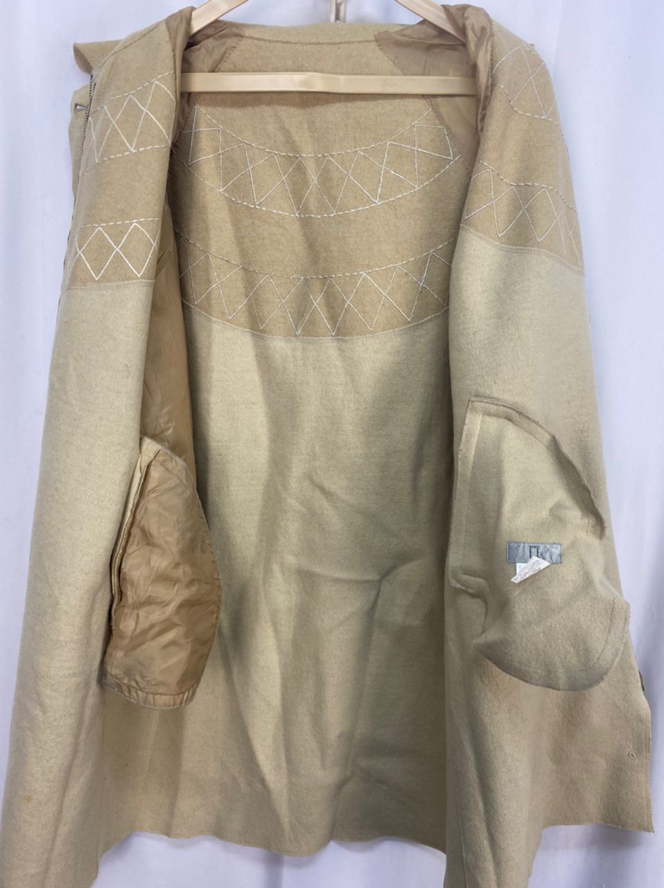 Japanese Brand Noble eve wool parkas jacket Size L / US 10 / IT 46 - 6 Thumbnail