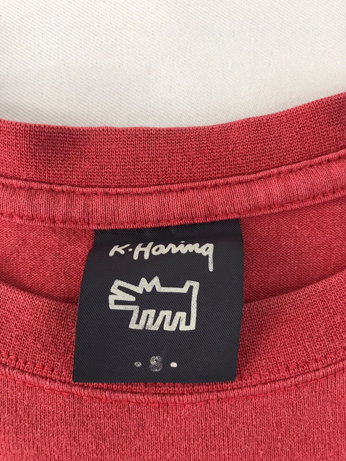 Japanese Brand × Keith Haring KEITH HARING RADIANT BABY RED LONG SLEEVE TEE Size US M / EU 48-50 / 2 - 6 Thumbnail