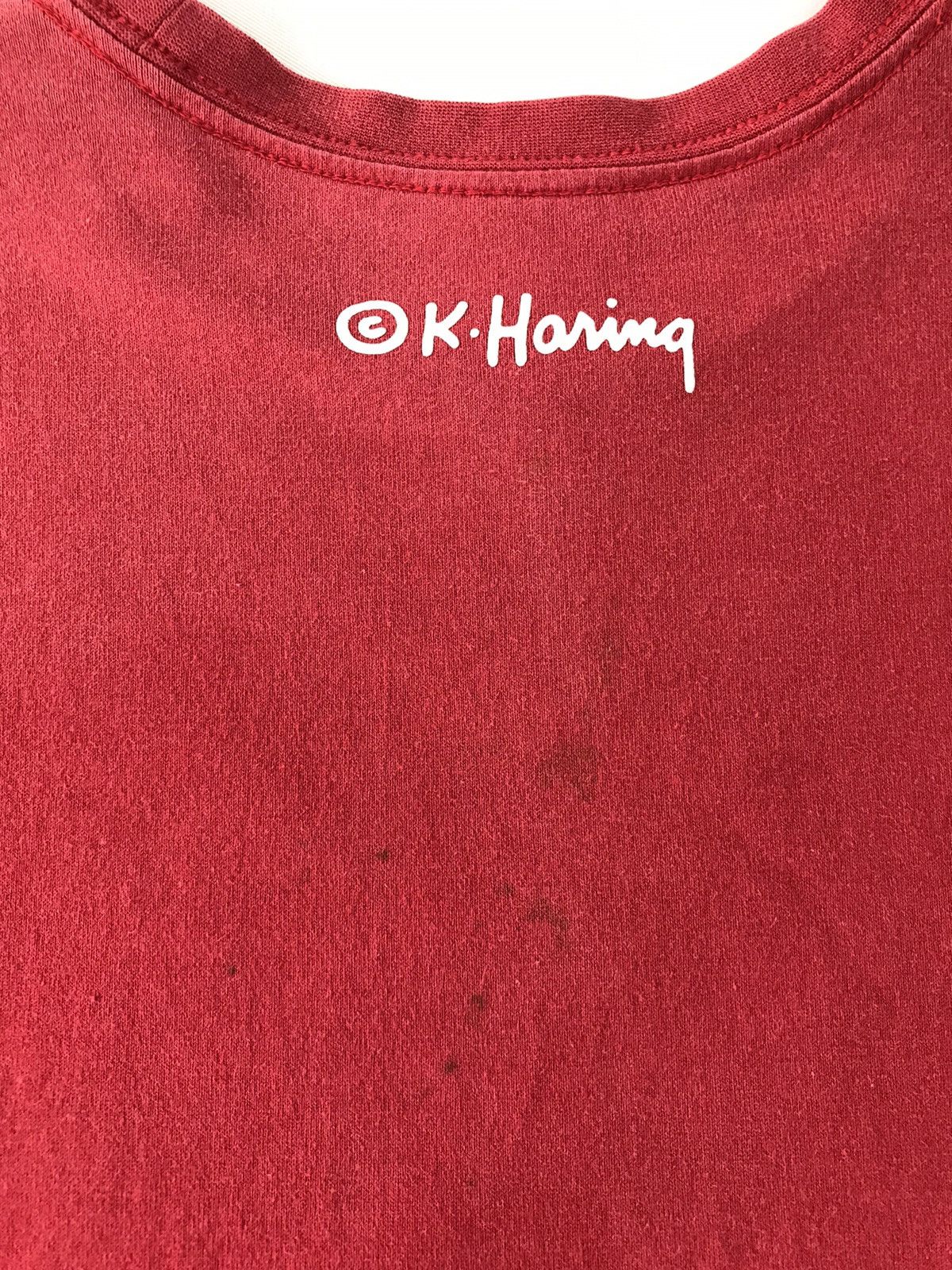 Japanese Brand × Keith Haring KEITH HARING RADIANT BABY RED LONG SLEEVE TEE Size US M / EU 48-50 / 2 - 10 Thumbnail