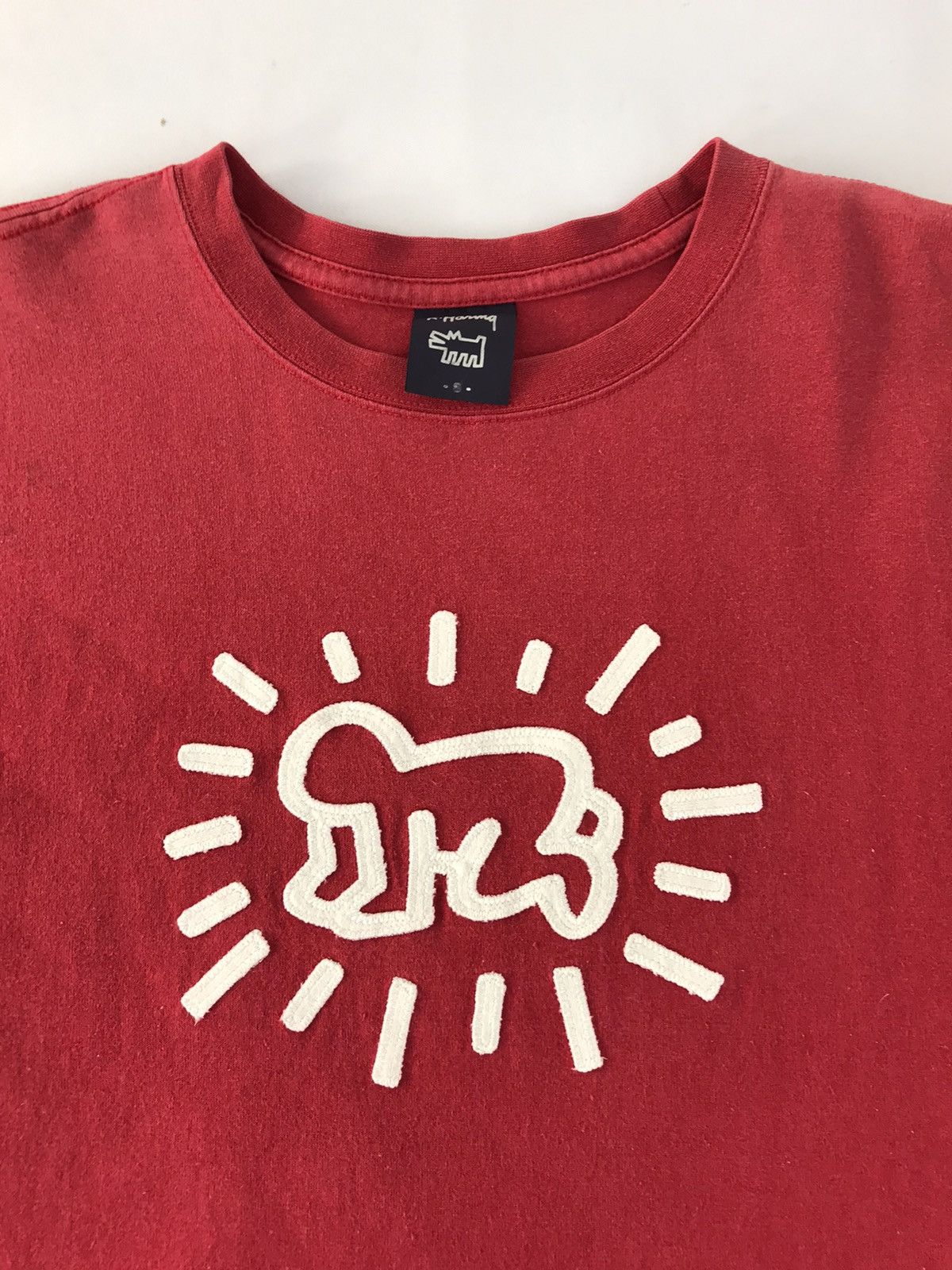 Japanese Brand × Keith Haring KEITH HARING RADIANT BABY RED LONG SLEEVE TEE Size US M / EU 48-50 / 2 - 4 Thumbnail