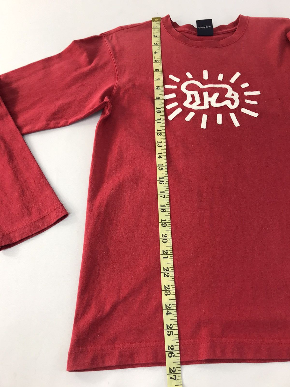 Japanese Brand × Keith Haring KEITH HARING RADIANT BABY RED LONG SLEEVE TEE Size US M / EU 48-50 / 2 - 12 Thumbnail