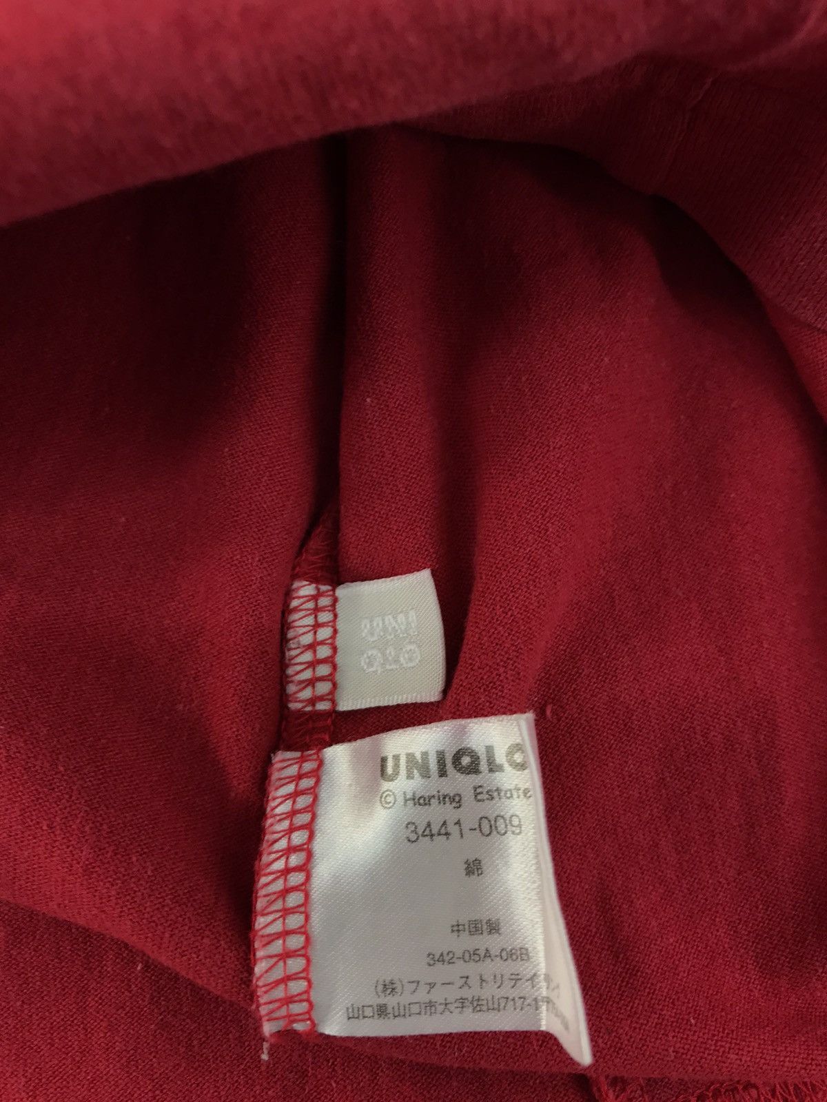 Japanese Brand × Keith Haring KEITH HARING RADIANT BABY RED LONG SLEEVE TEE Size US M / EU 48-50 / 2 - 8 Thumbnail