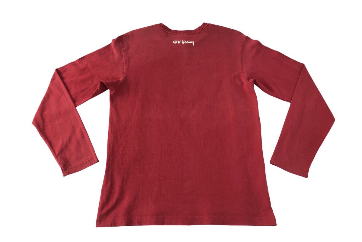 Japanese Brand × Keith Haring KEITH HARING RADIANT BABY RED LONG SLEEVE TEE Size US M / EU 48-50 / 2 - 2 Thumbnail