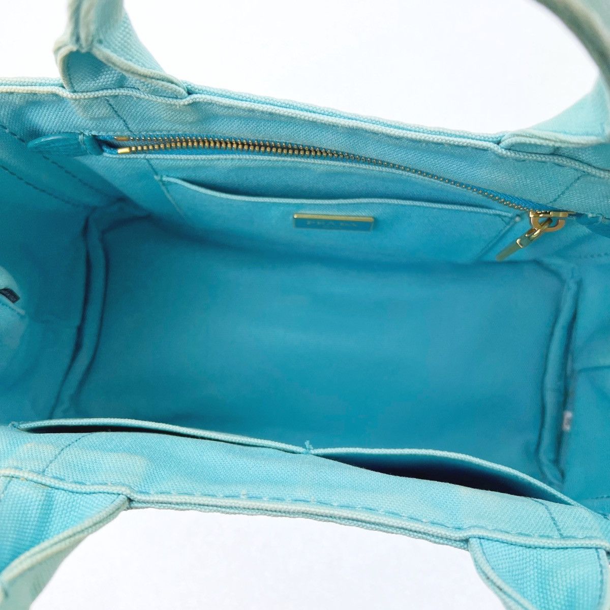 Prada Prada Canapa Handbag ‘Tiffany Blue’ Size ONE SIZE - 4 Thumbnail