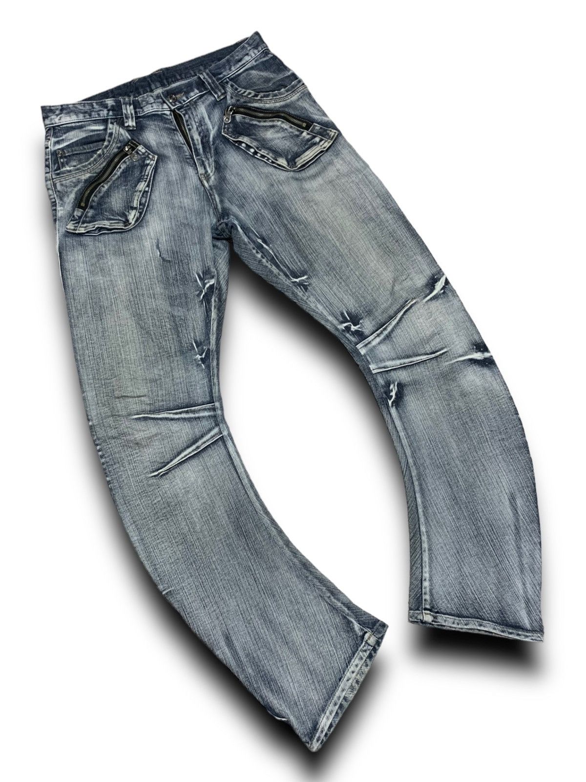 Japanese Brand × PPFM RARE DESIGN PPFM JAPANESE BRAND JEANS DENIM Size US 32 / EU 48 - 3 Thumbnail