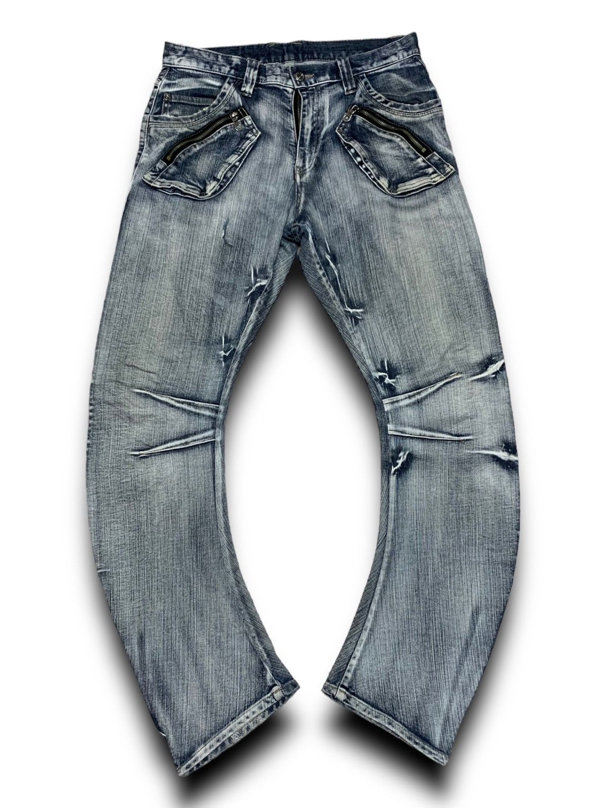Japanese Brand × PPFM RARE DESIGN PPFM JAPANESE BRAND JEANS DENIM Size US 32 / EU 48 - 1 Thumbnail