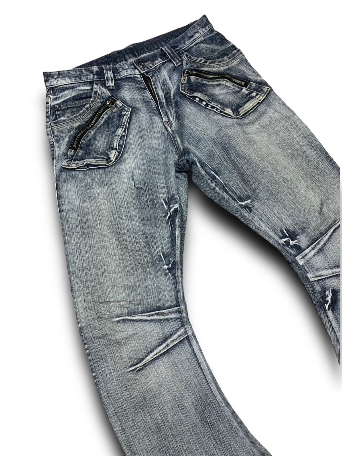 Japanese Brand × PPFM RARE DESIGN PPFM JAPANESE BRAND JEANS DENIM Size US 32 / EU 48 - 6 Thumbnail