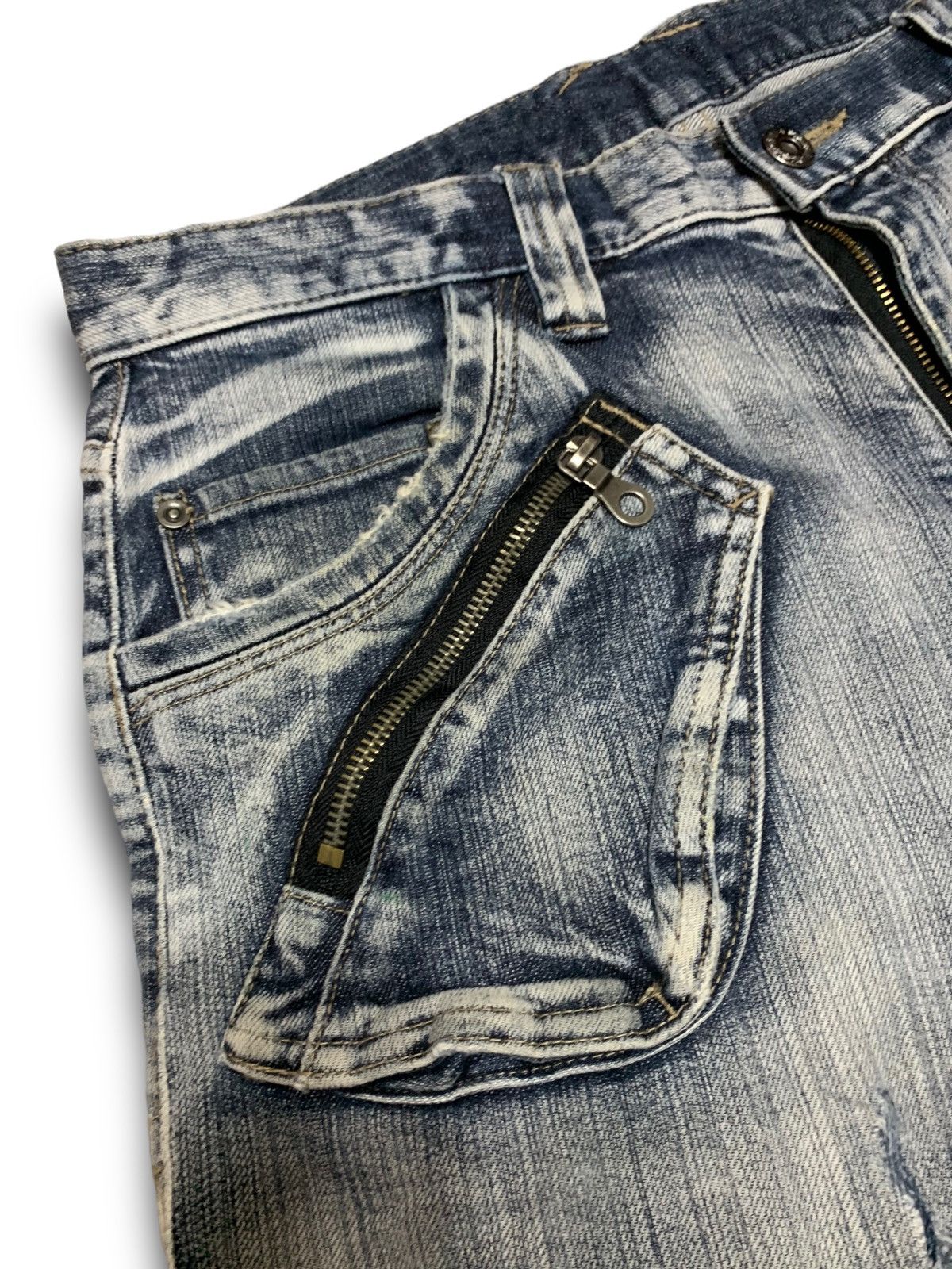Japanese Brand × PPFM RARE DESIGN PPFM JAPANESE BRAND JEANS DENIM Size US 32 / EU 48 - 10 Thumbnail