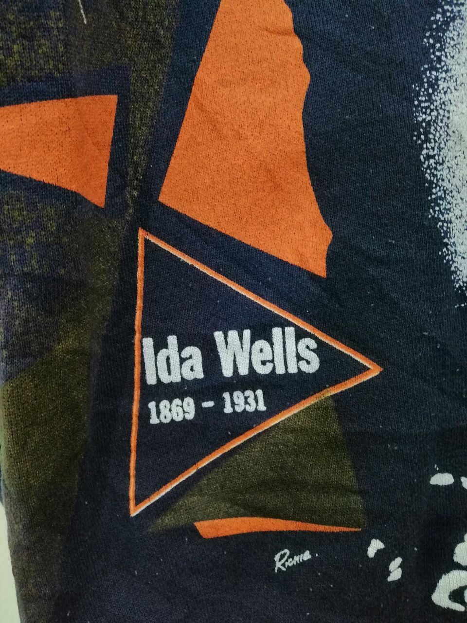 Vintage Vintage Ida Wells Positive Women Sweatshirt Fullprint Design Size XL / US 12-14 / IT 48-50 - 4 Thumbnail
