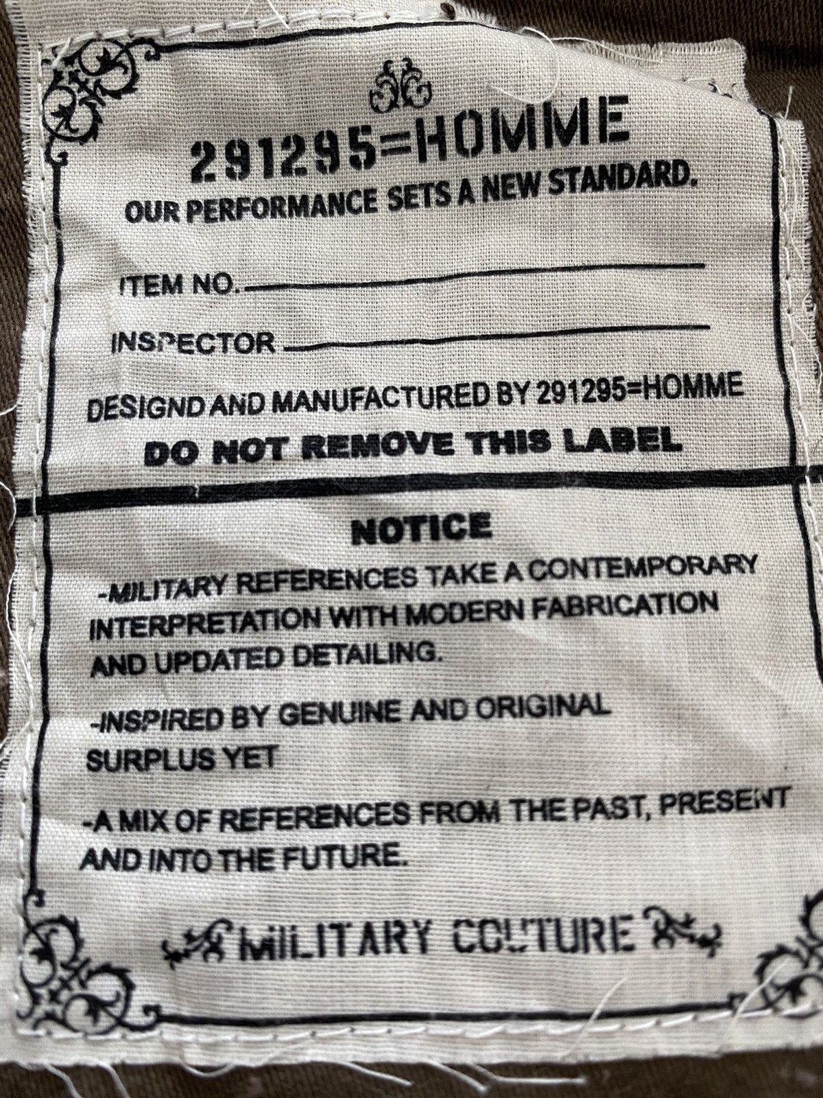 Hysteric Glamour × Japanese Brand × Seditionaries 291295=HOMME Mlilitary Colture Jacket design Punk Size US M / EU 48-50 / 2 - 17 Thumbnail