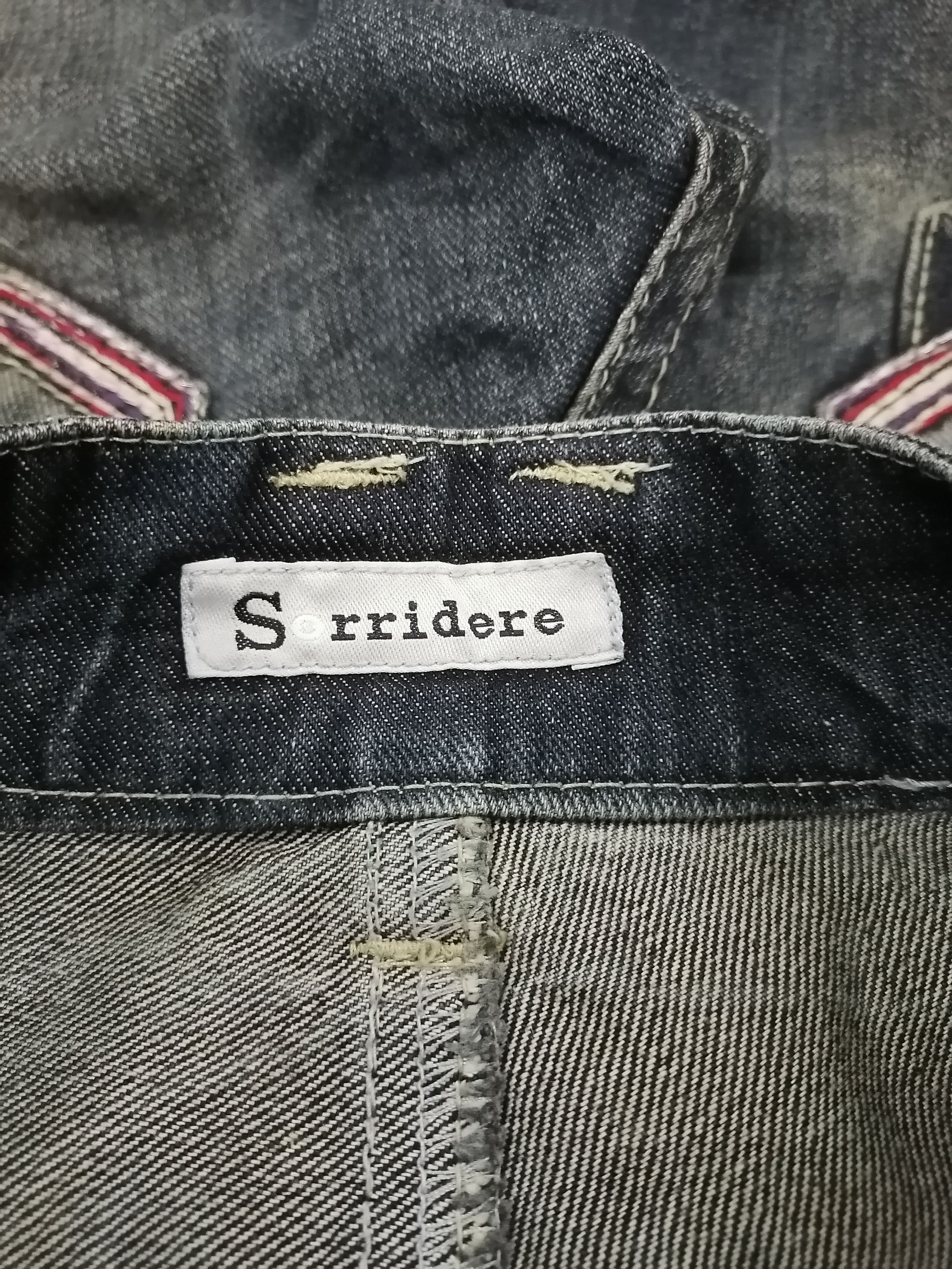 Japanese Brand Sorridere Double Waist Distressed Denim Pants Size US 33 - 6 Thumbnail