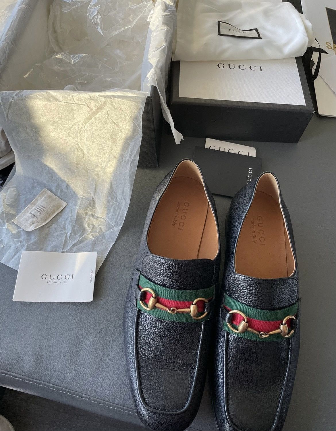 Gucci Super Runway Limited Edition Horsebit Leather Loafer Shoes Size US 9.5 / EU 42-43 - 1 Thumbnail