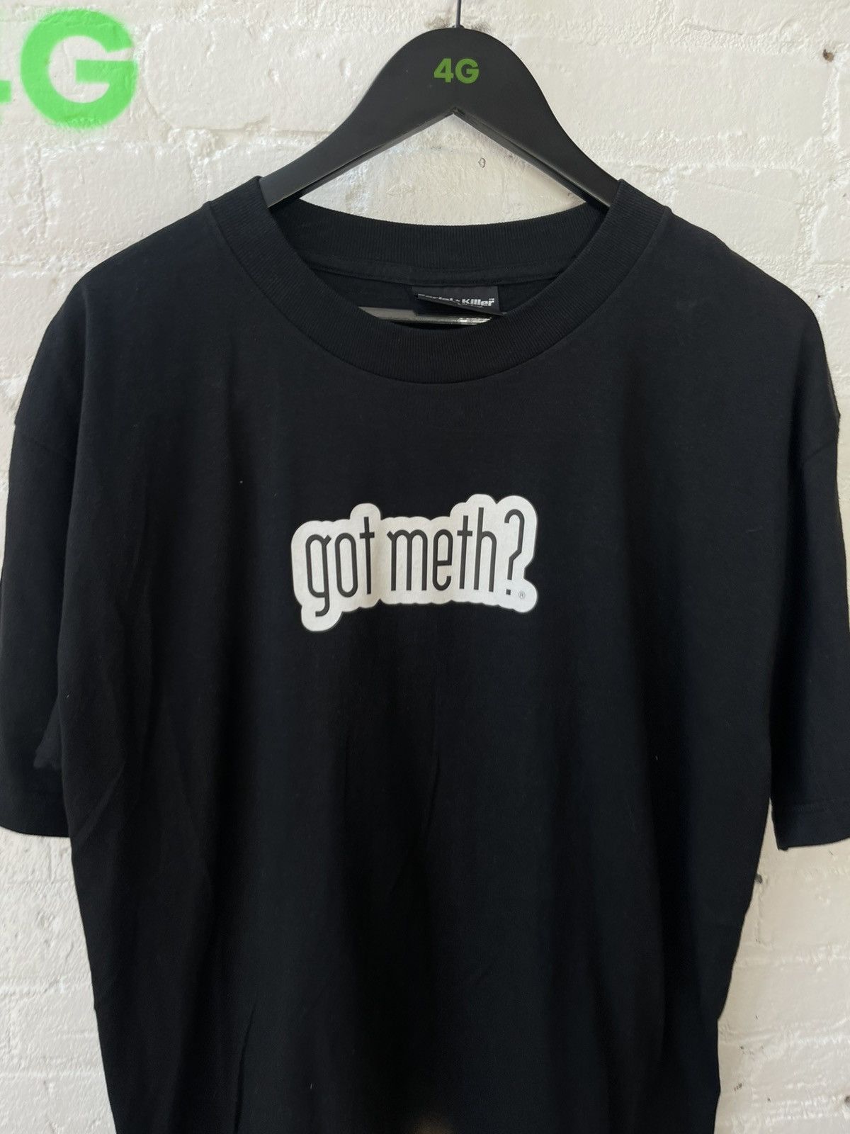 Vintage Vintage GOT METH Drug Shirt 4Gseller Size US L / EU 52-54 / 3 - 2 Thumbnail
