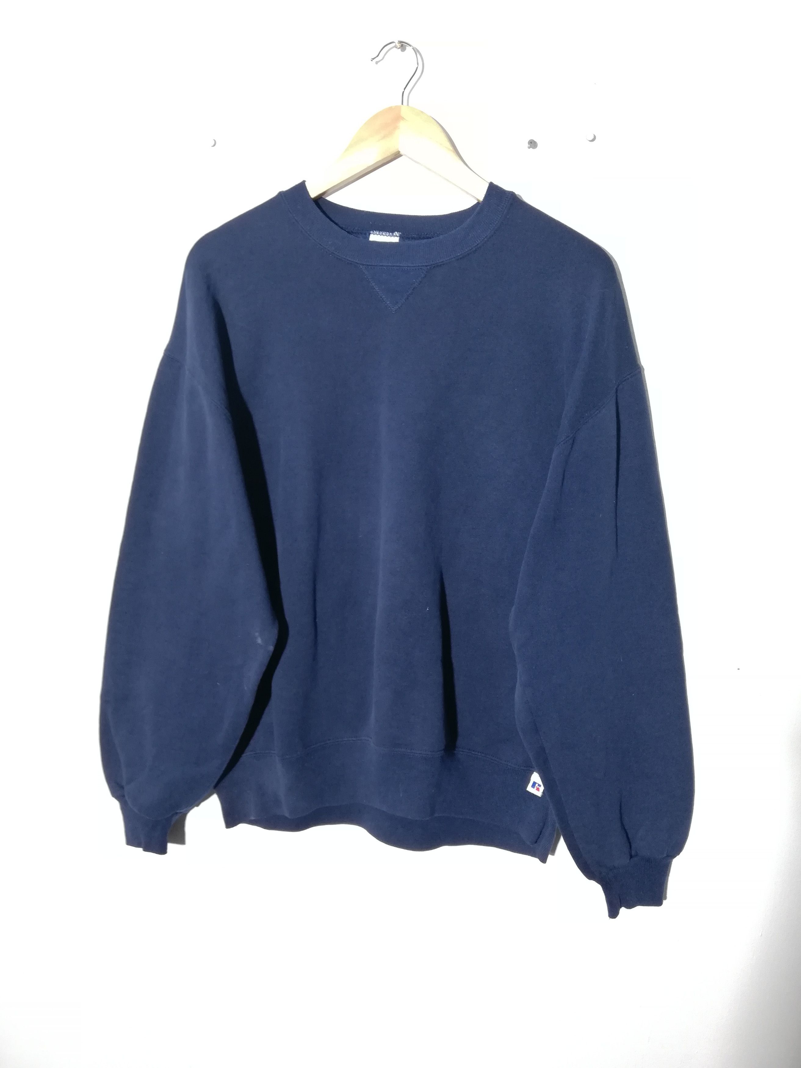 Russell Athletic × Vintage Vintage 80's Russell Athletic Plain Sweatshirt Size US L / EU 52-54 / 3 - 3 Thumbnail
