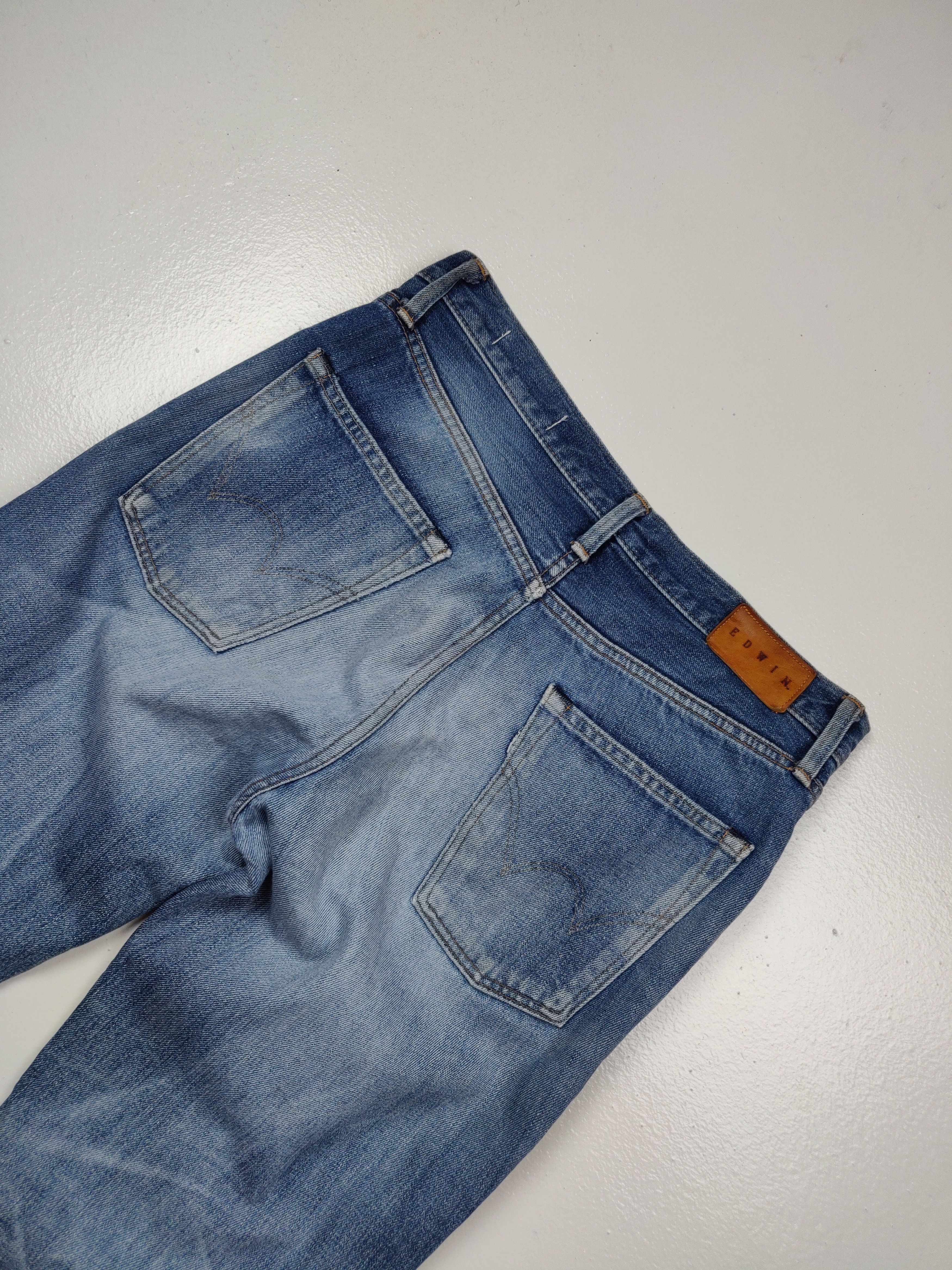 Edwin Vintage Edwin Japan Lot 503 Regular Denim Jeans Bottom Size US 33 - 10 Thumbnail