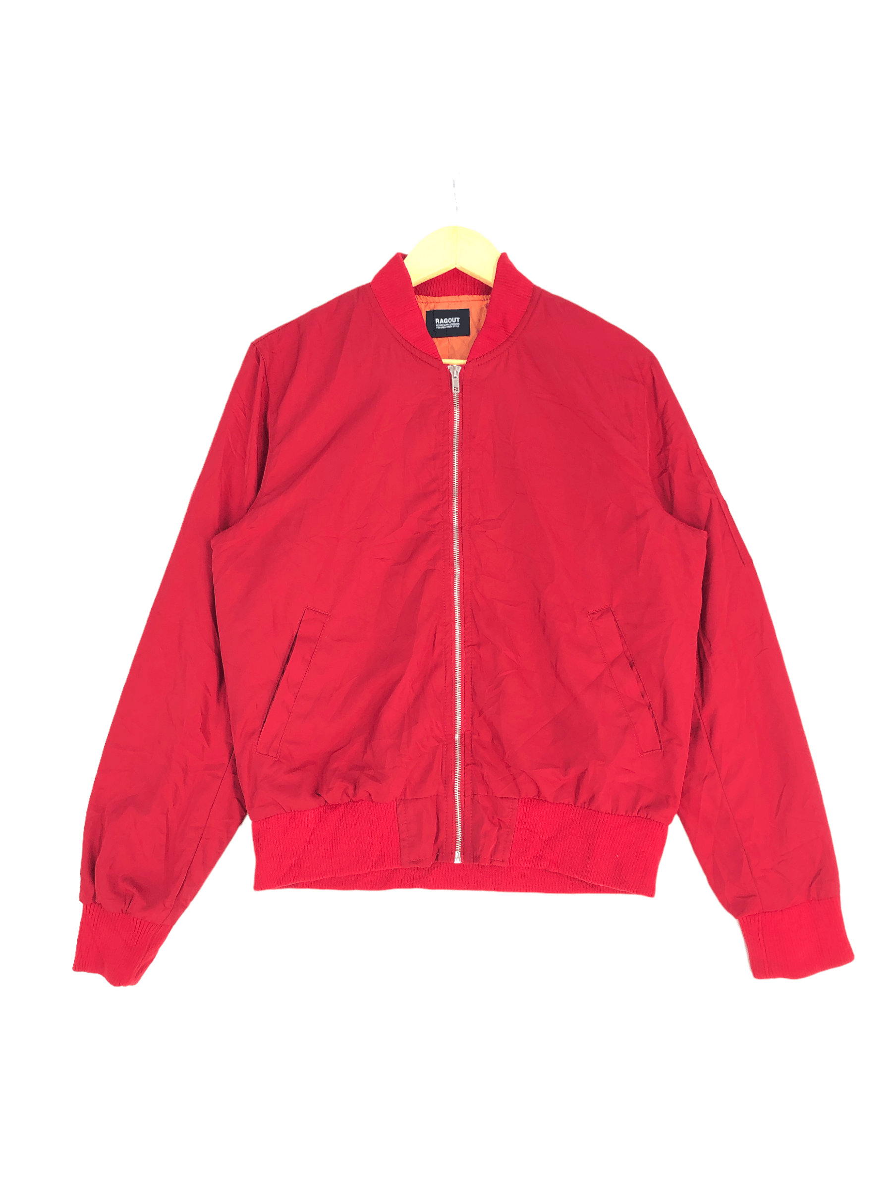 Ragout Zipper Jacket Bomber Jacket Size M