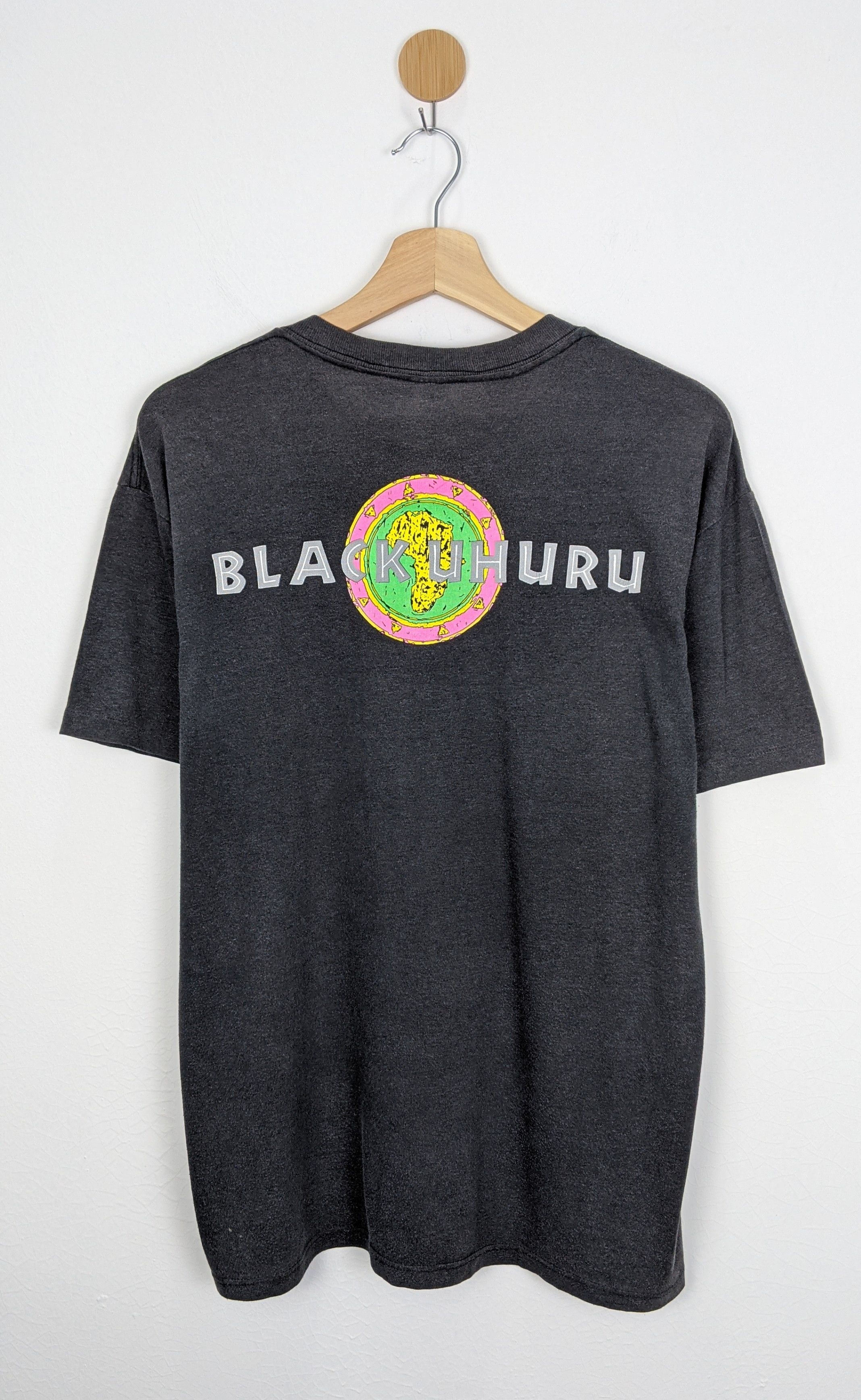 Band Tees Vintage Black Uhuru Jamaican Reggae 80s Tour Shirt Size US XL / EU 56 / 4 - 2 Thumbnail