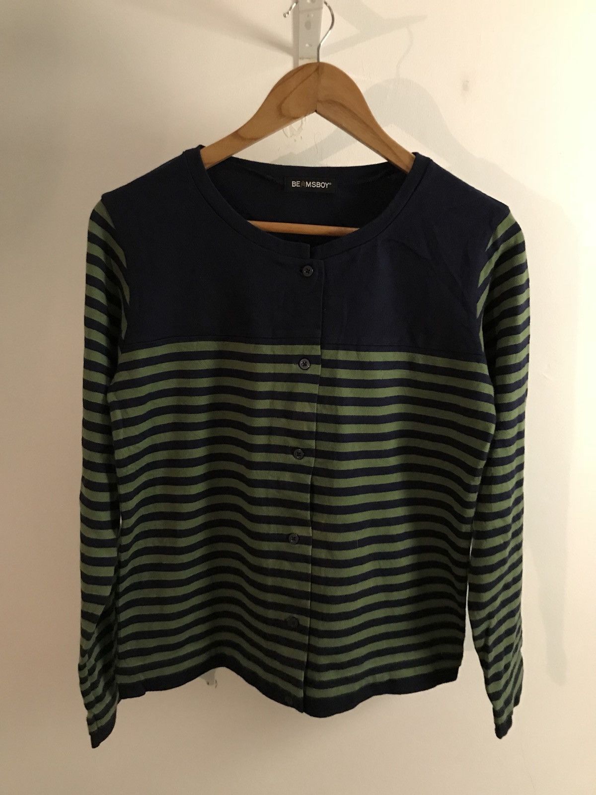 Beams Plus Japanese Brand Beamsboy Stripes Long Sleeve Size US S / EU 44-46 / 1 - 1 Thumbnail