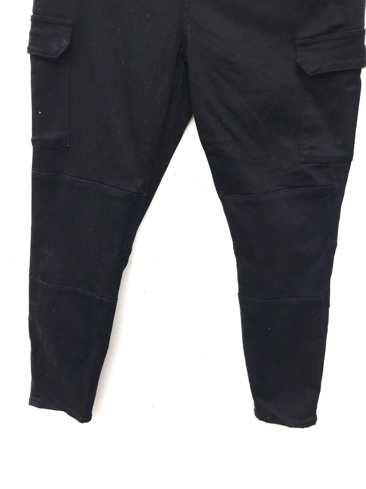 Designer Black Cargo Zipper Brand Seed Skinny Pants Size US 29 - 5 Thumbnail