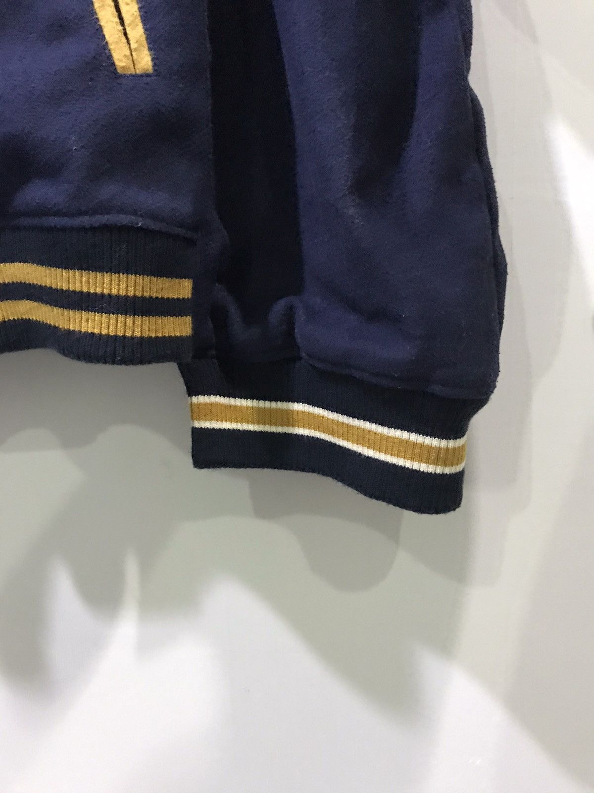 Japanese Brand RIVET & SURGE Japan Oversize Teddy Design Varsity Jacket Size US L / EU 52-54 / 3 - 8 Thumbnail