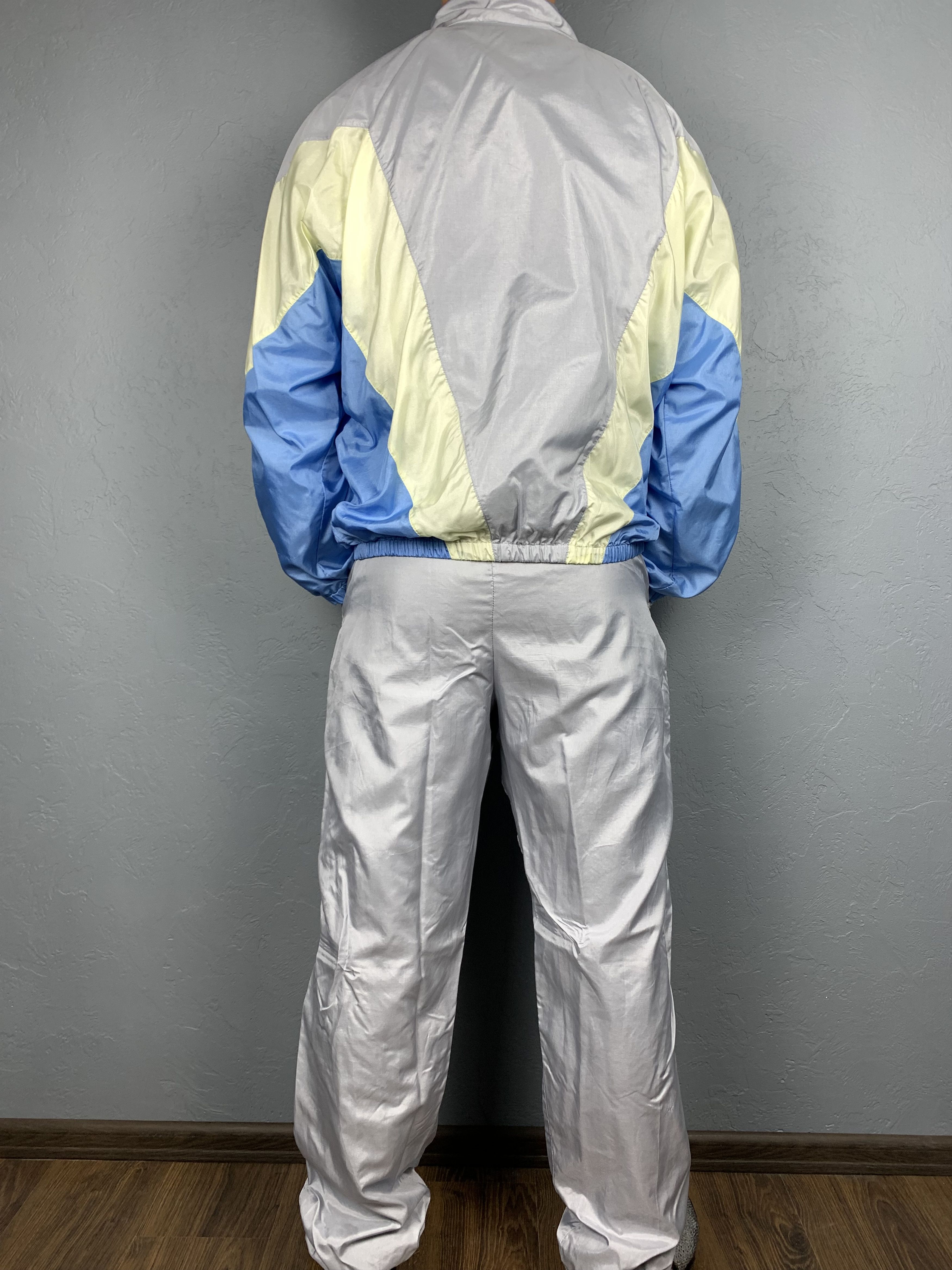 Adidas ADIDAS 90s Vintage Mens Track Suit Jacket & Pants Size US 36 / EU 52 - 2 Thumbnail