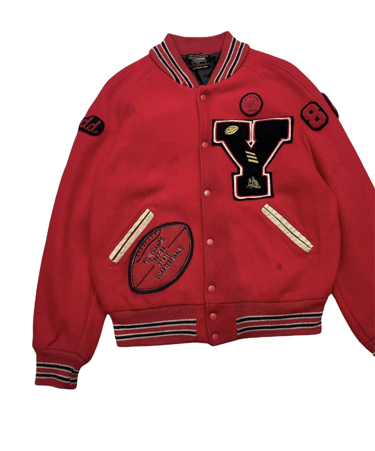 Vintage VINTAGE 1987-88 PCL CHAMPS VARSITY JACKET Size US L / EU 52-54 / 3 - 3 Thumbnail
