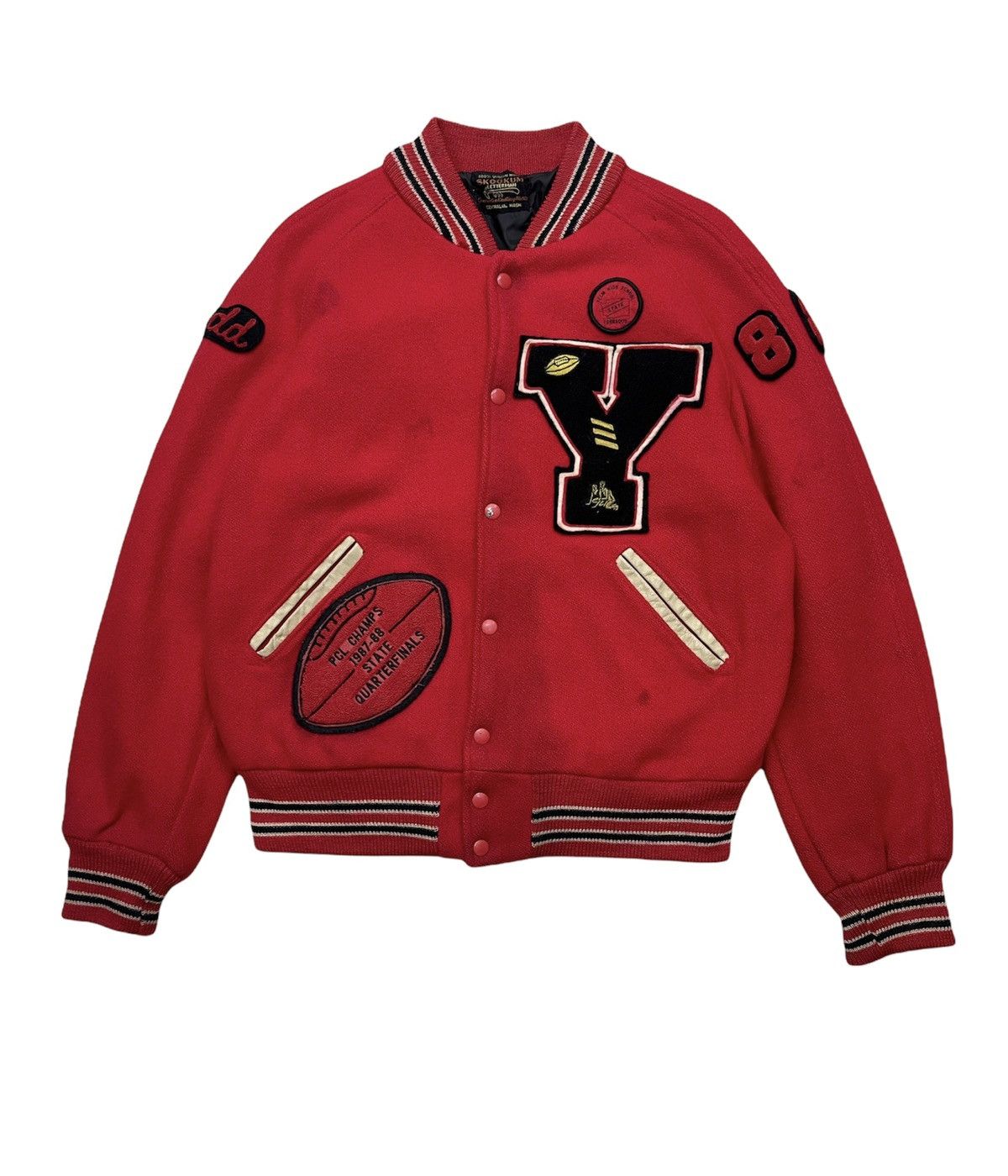 Vintage VINTAGE 1987-88 PCL CHAMPS VARSITY JACKET Size US L / EU 52-54 / 3 - 1 Thumbnail