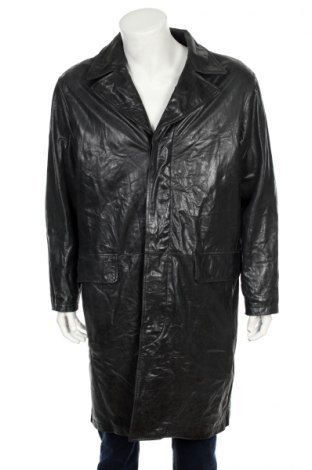 Andrew Marc Marc New York Vintage Dark Green Long Leather Coat Size US M / EU 48-50 / 2 - 1 Thumbnail