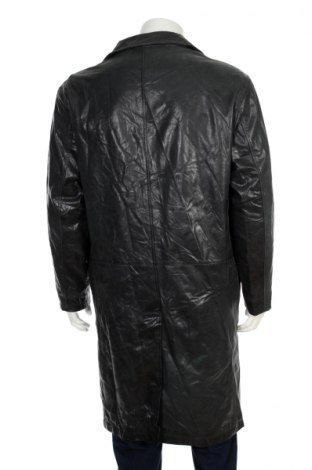 Andrew Marc Marc New York Vintage Dark Green Long Leather Coat Size US M / EU 48-50 / 2 - 3 Thumbnail