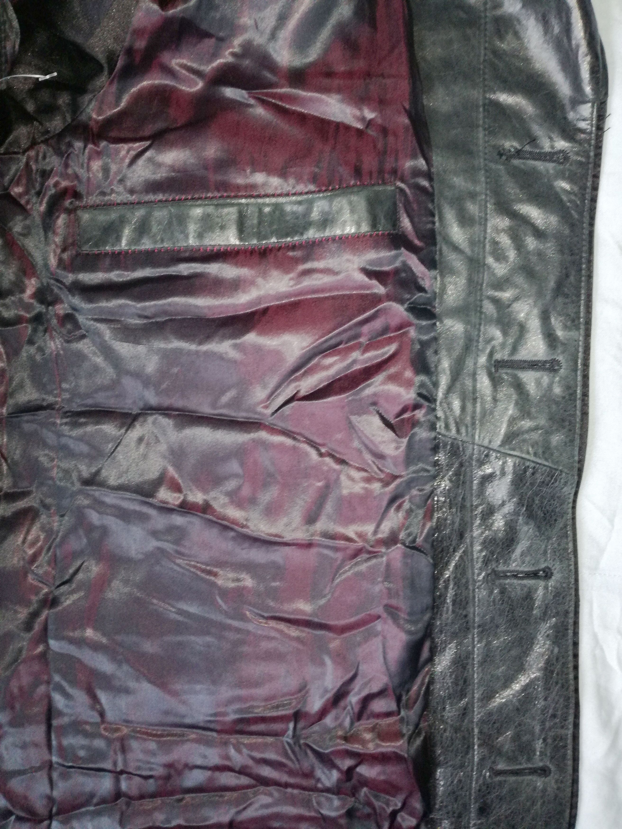 Andrew Marc Marc New York Vintage Dark Green Long Leather Coat Size US M / EU 48-50 / 2 - 9 Thumbnail
