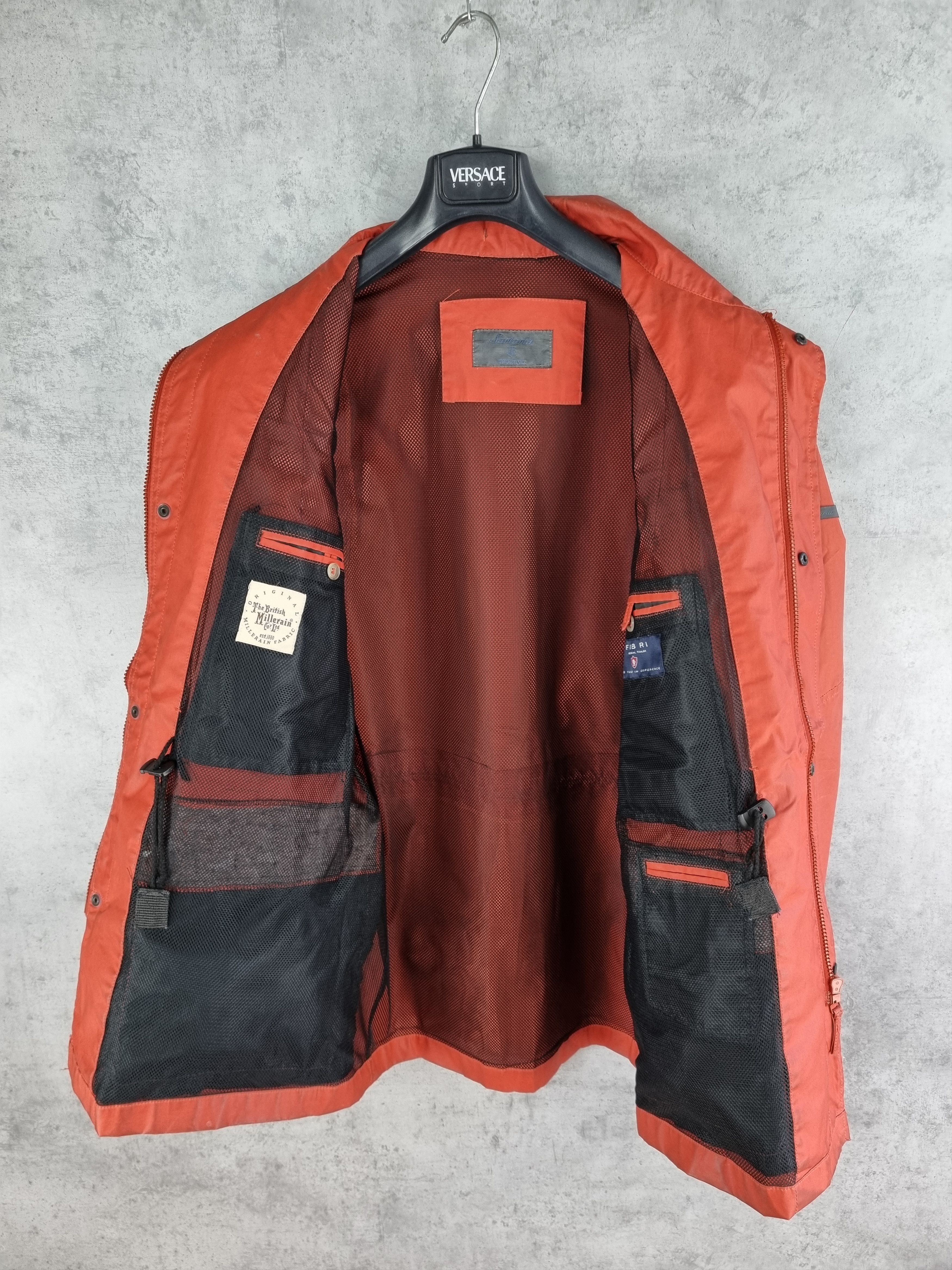 Other Rare SARTORIA Millerain Fabric WAXED Motorcycle Jacket Size US L / EU 52-54 / 3 - 6 Thumbnail