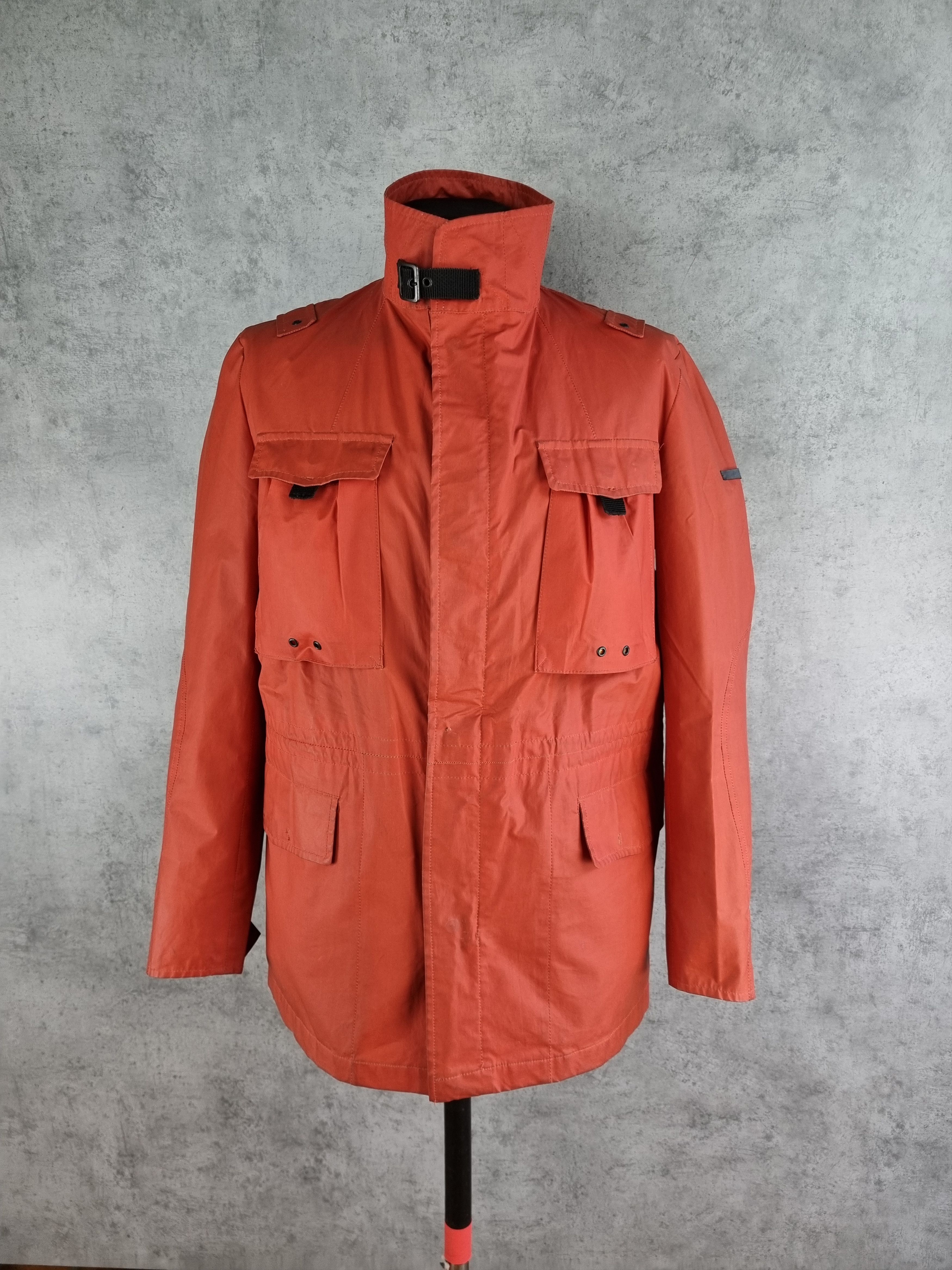 Other Rare SARTORIA Millerain Fabric WAXED Motorcycle Jacket Size US L / EU 52-54 / 3 - 3 Thumbnail