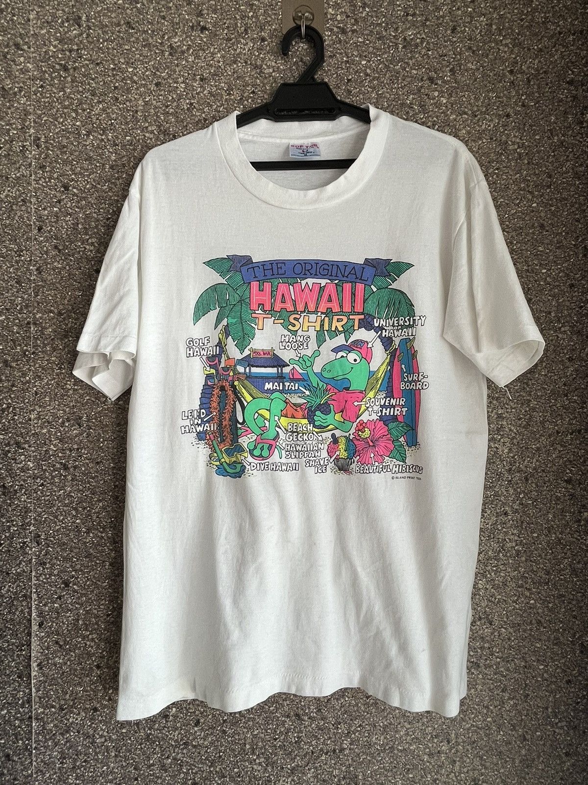 image of Vintage The Original Hawaii Tshirt Ft31 in White, Men's (Size XL)