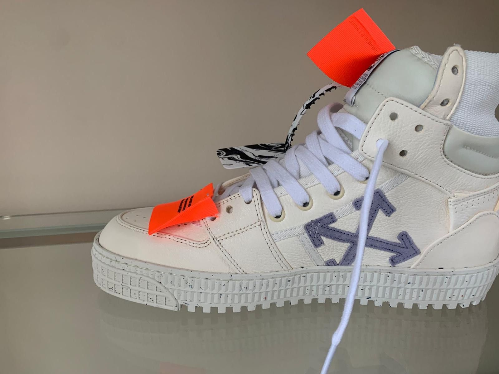 Off-White 3.0 Off Court Eco Leather High Top in Off White Size US 8 / EU 41 - 7 Thumbnail