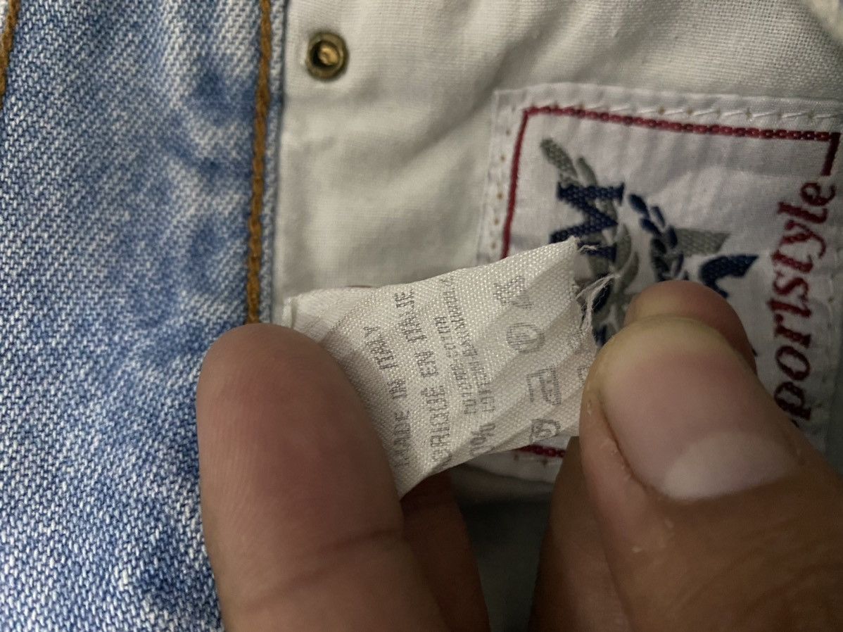 MCM × Vintage Vintage MCM Embroided logo Distress Denim Jeans Size US 27 - 14 Thumbnail