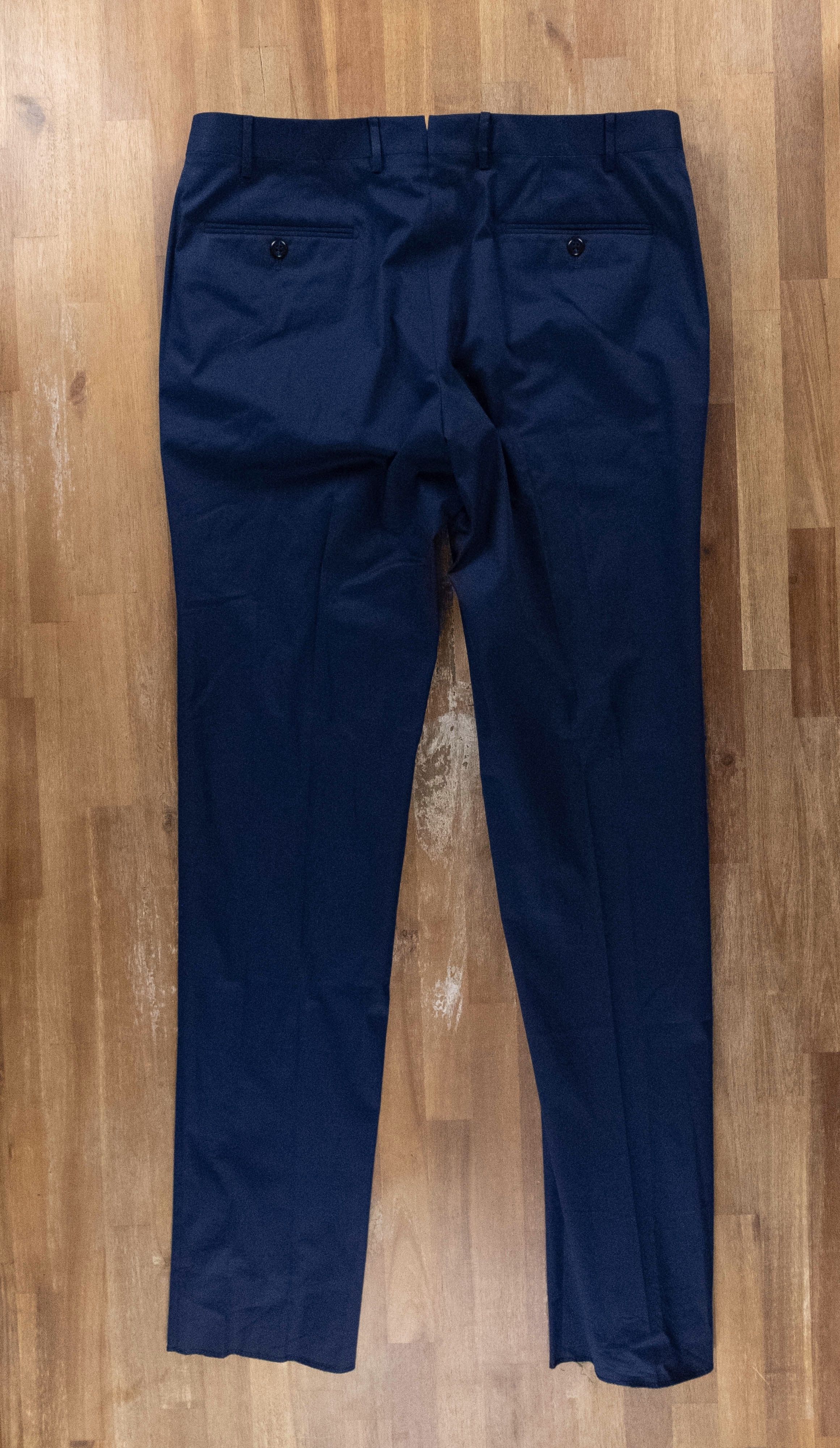 Corneliani CORNELIANI blue cotton pants trousers chinos 38 US / 54 EU Size US 38 / EU 54 - 7 Thumbnail