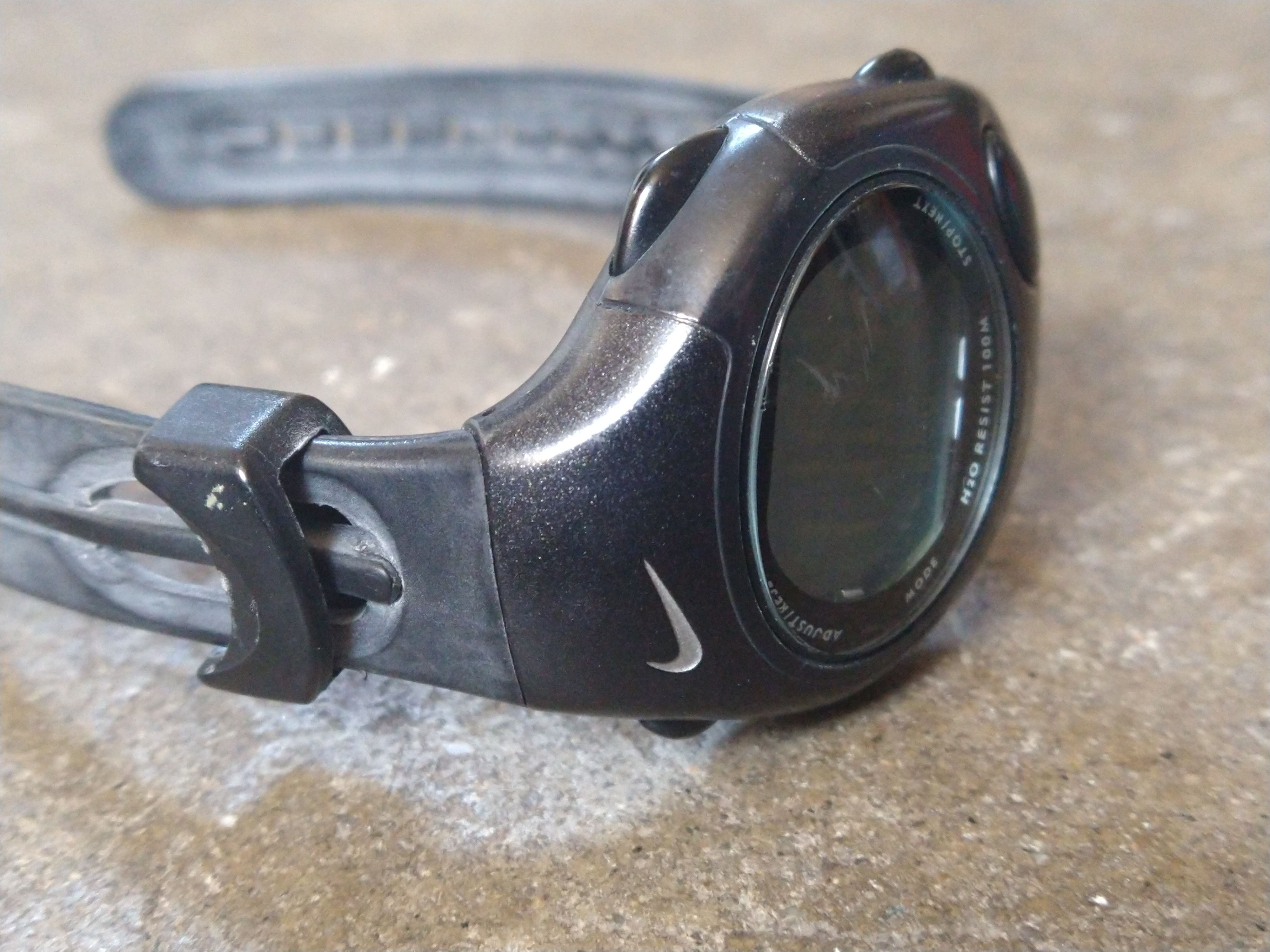 Nike Nike Watch Digital Sports Rubber Black Size ONE SIZE - 3 Thumbnail