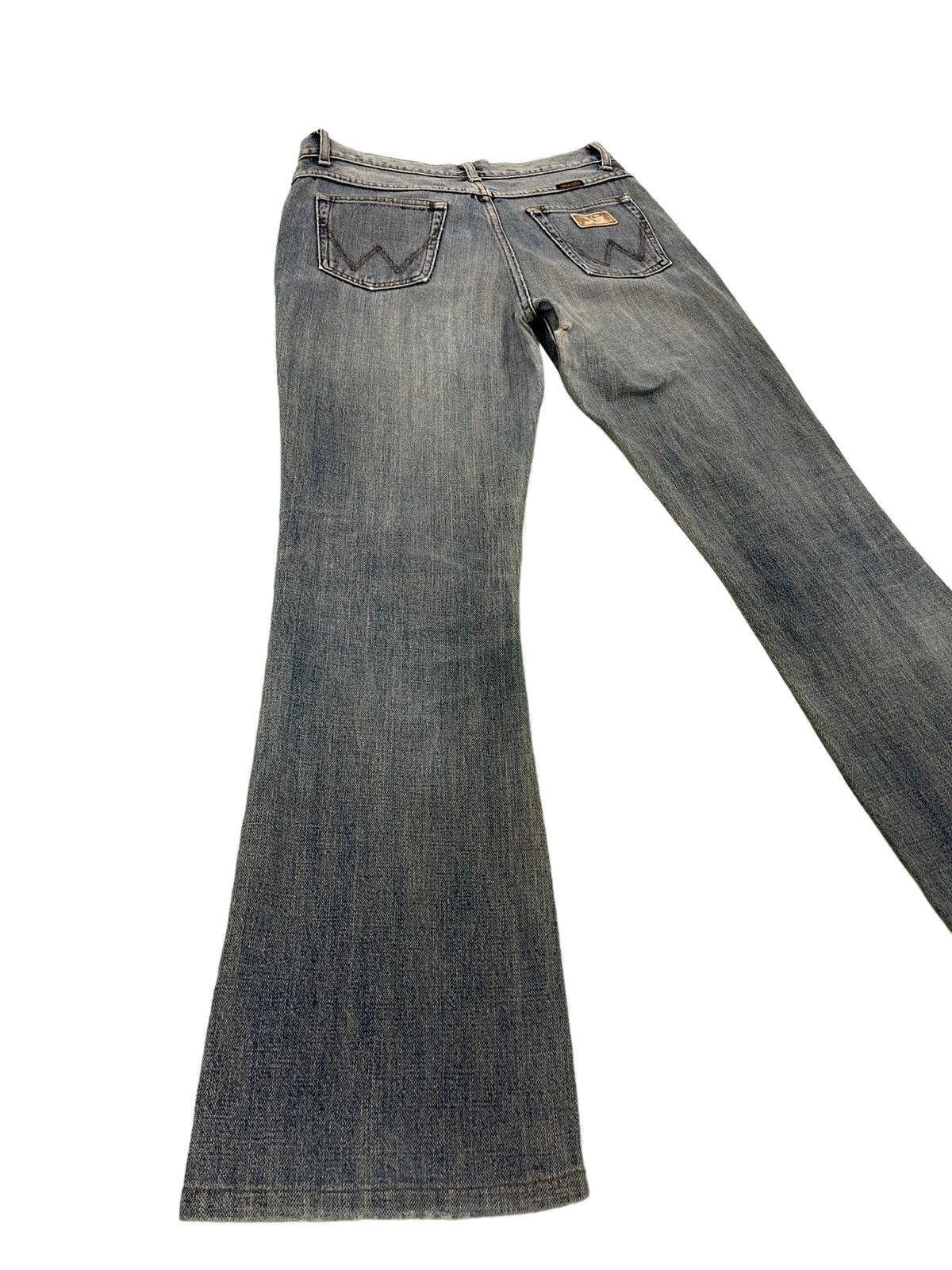 Japanese Brand Flare Jeans Vtg Wrangler Denim Boot Cut 3🟦5 Size US 31 - 12 Thumbnail