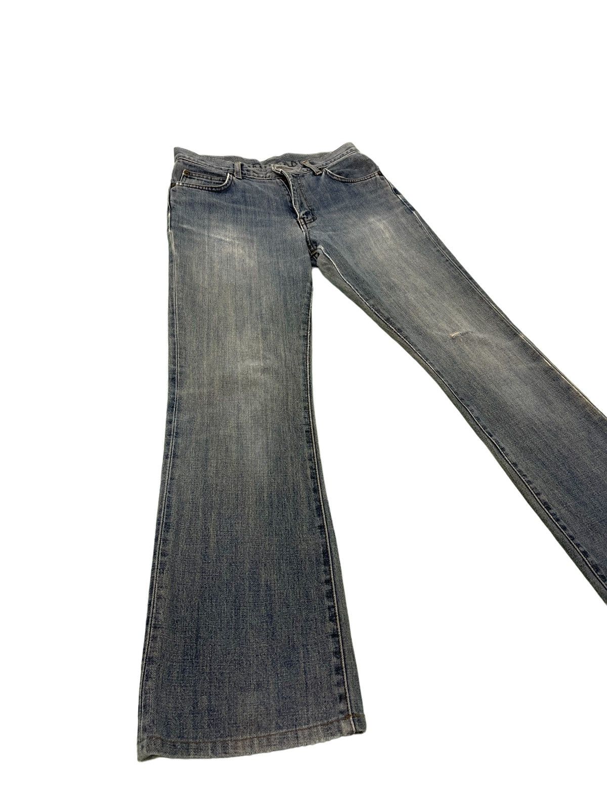 image of Hype Flare Jeans VTG Wrangler Denim Boot Cut 35 in Faded Blue, Men's (Size 31)