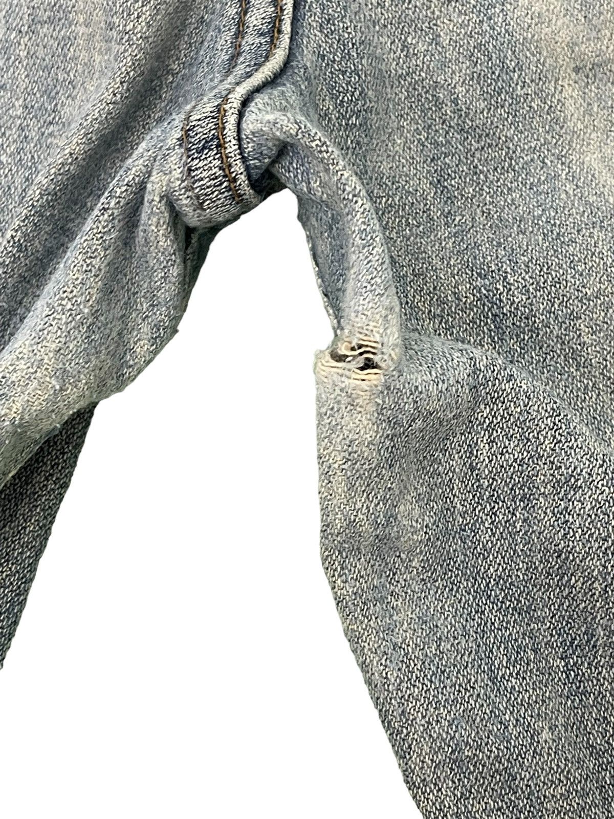 Japanese Brand Flare Jeans Vtg Wrangler Denim Boot Cut 3🟦5 Size US 31 - 19 Thumbnail