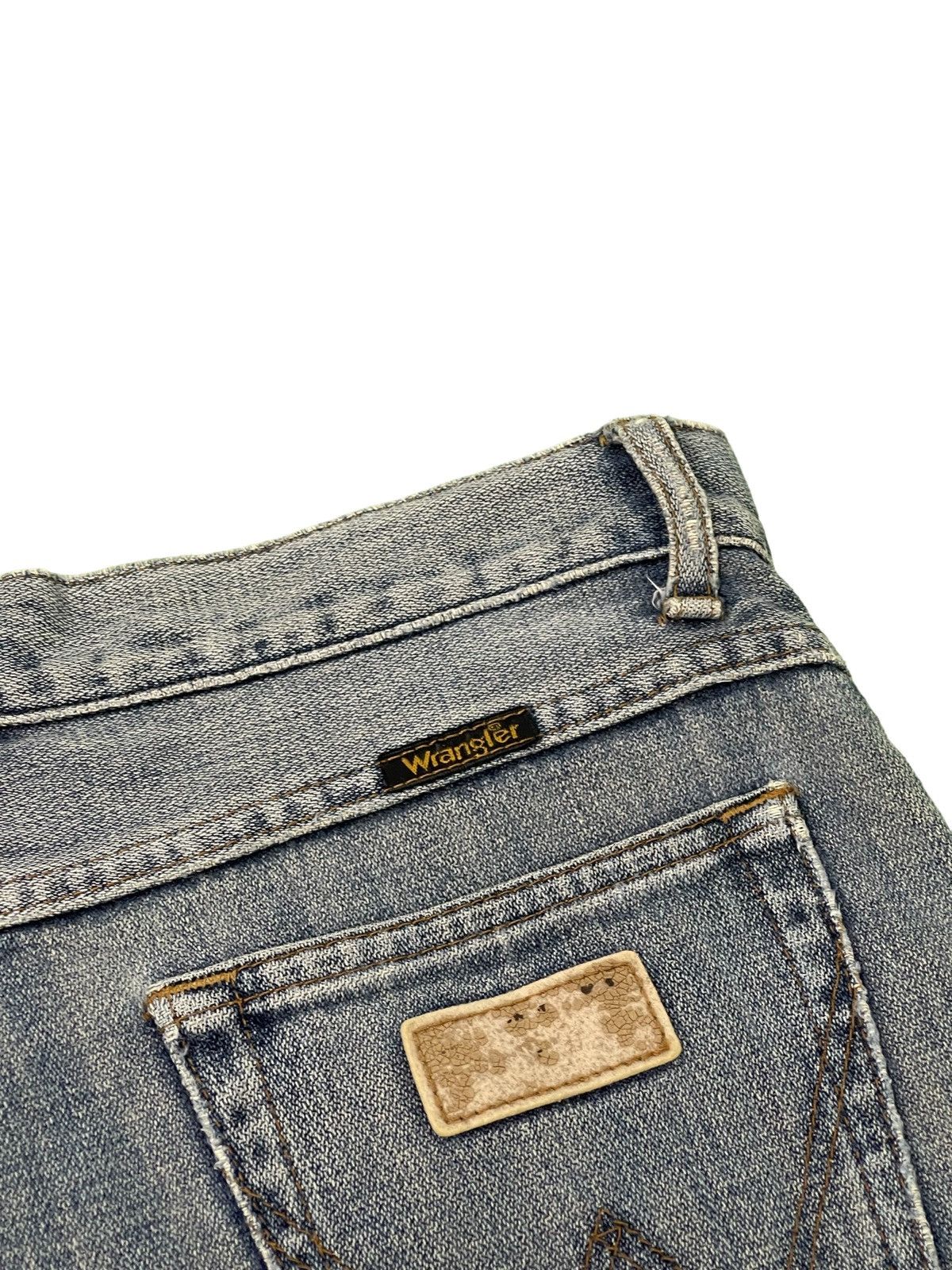 Japanese Brand Flare Jeans Vtg Wrangler Denim Boot Cut 3🟦5 Size US 31 - 20 Thumbnail